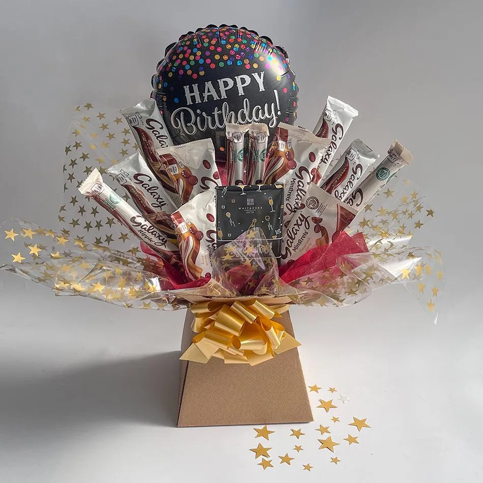 Galaxy's Sweetest Birthday Chocolate Bouquet