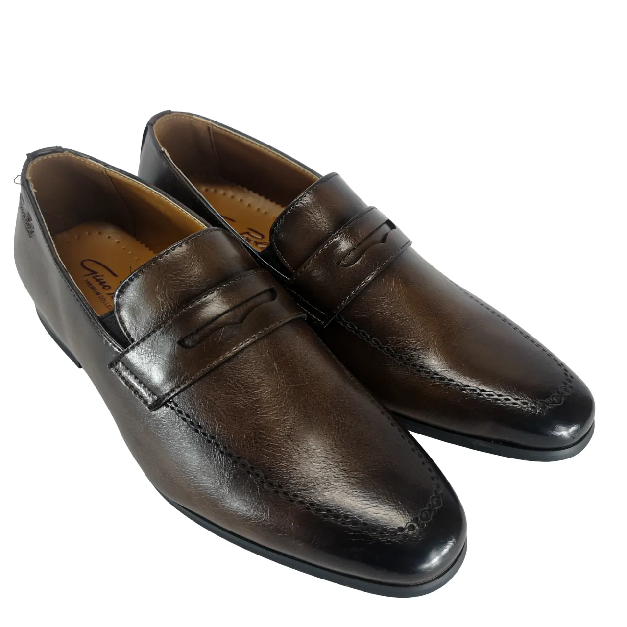 Gino Paoli Brown Penny Moccasin