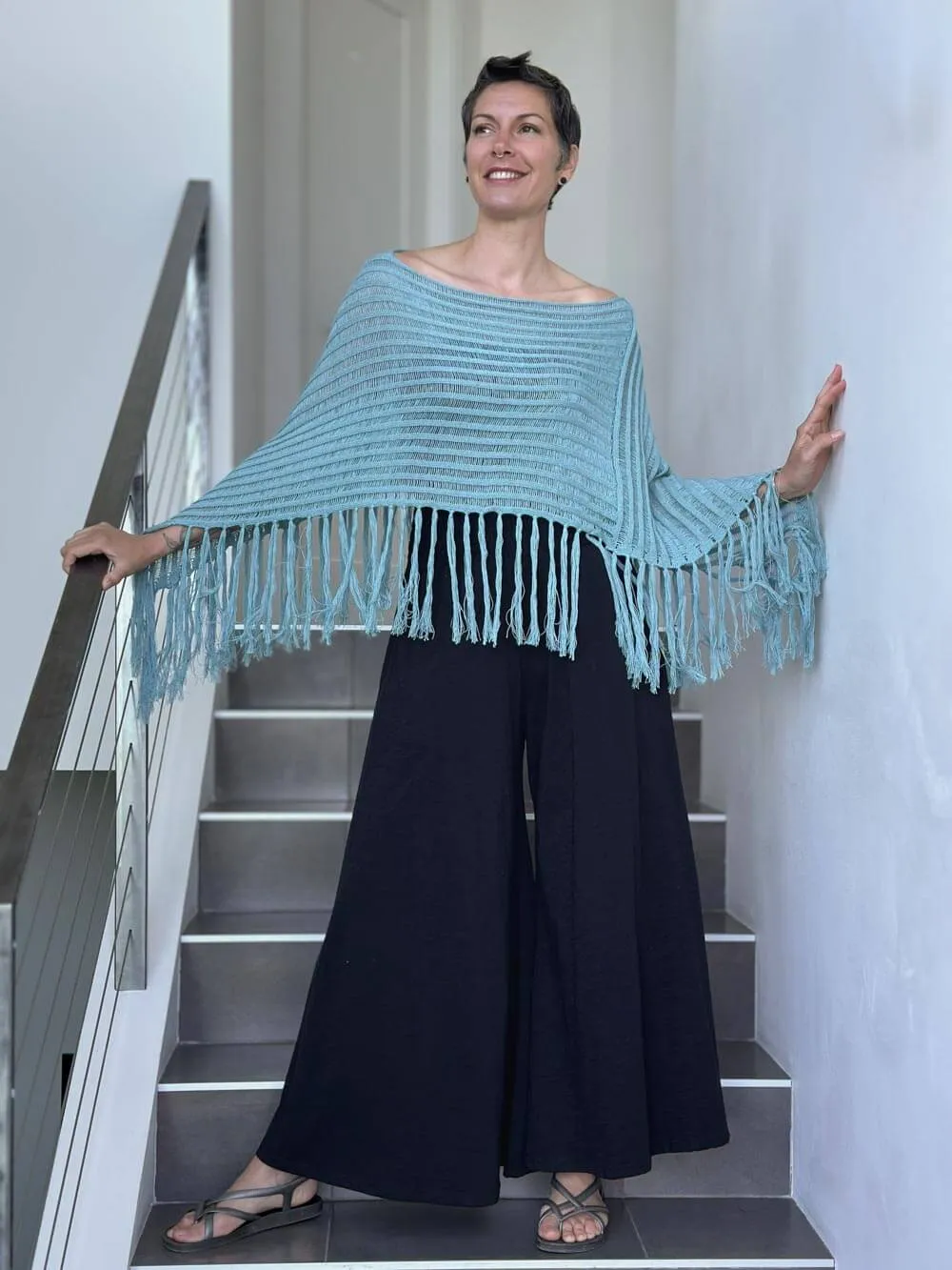 Hand Knit Poncho