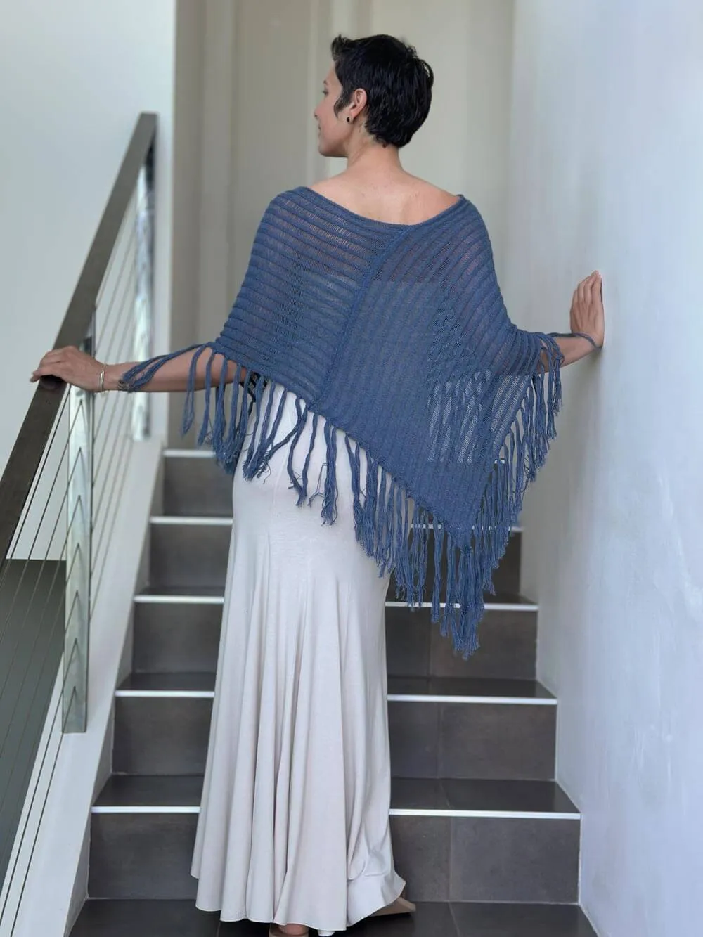 Hand Knit Poncho