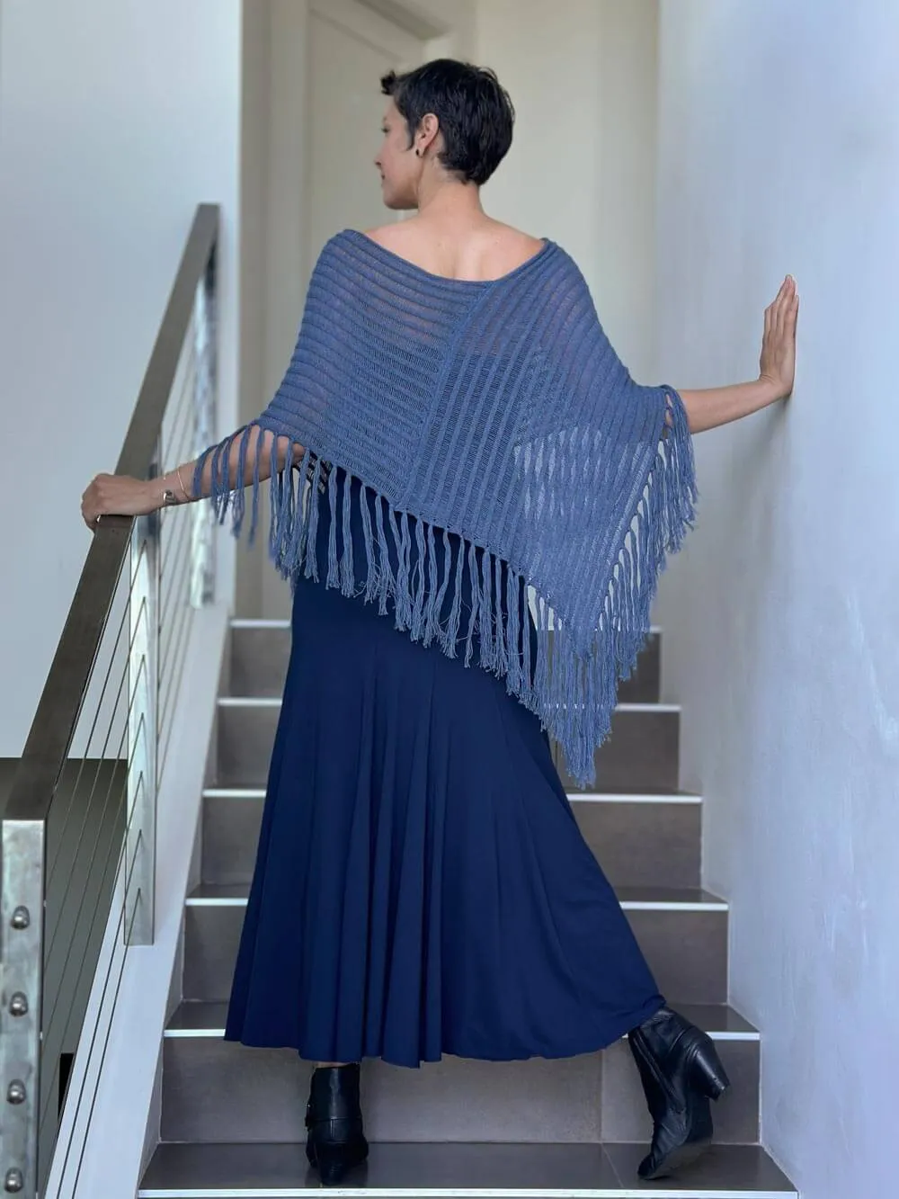 Hand Knit Poncho