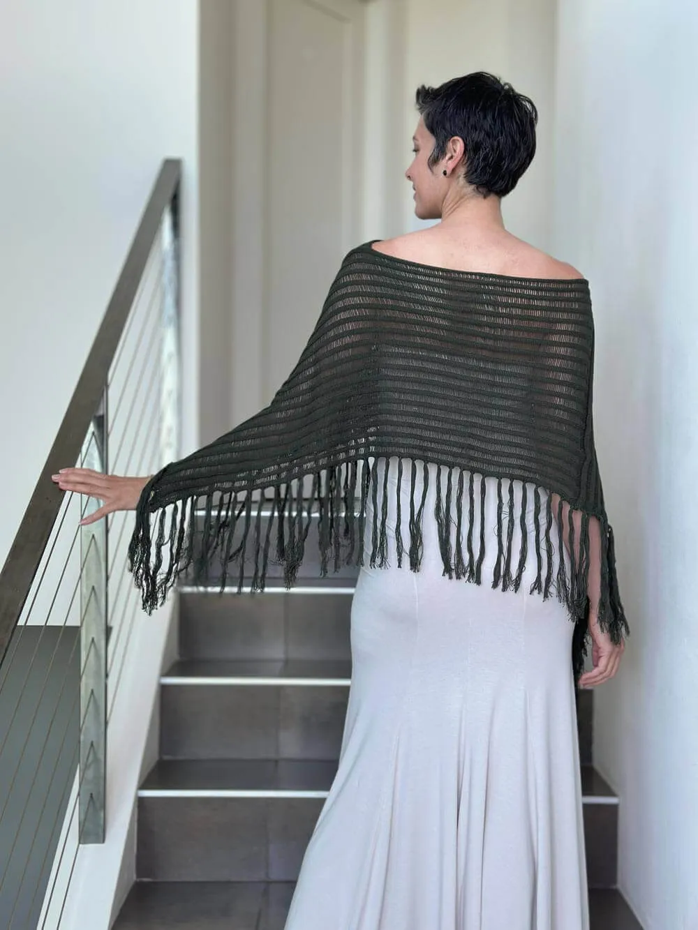 Hand Knit Poncho