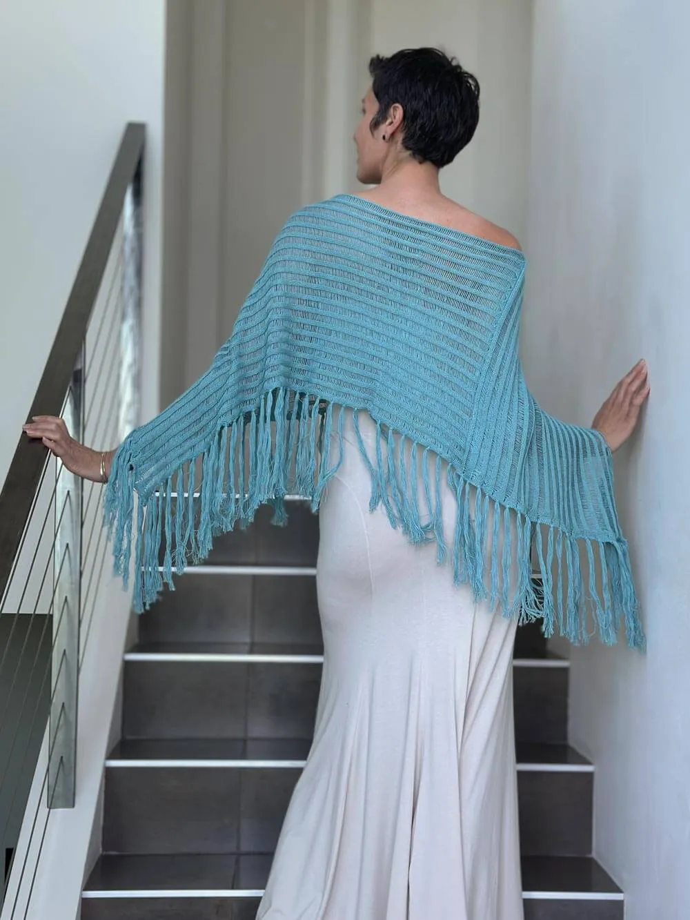 Hand Knit Poncho