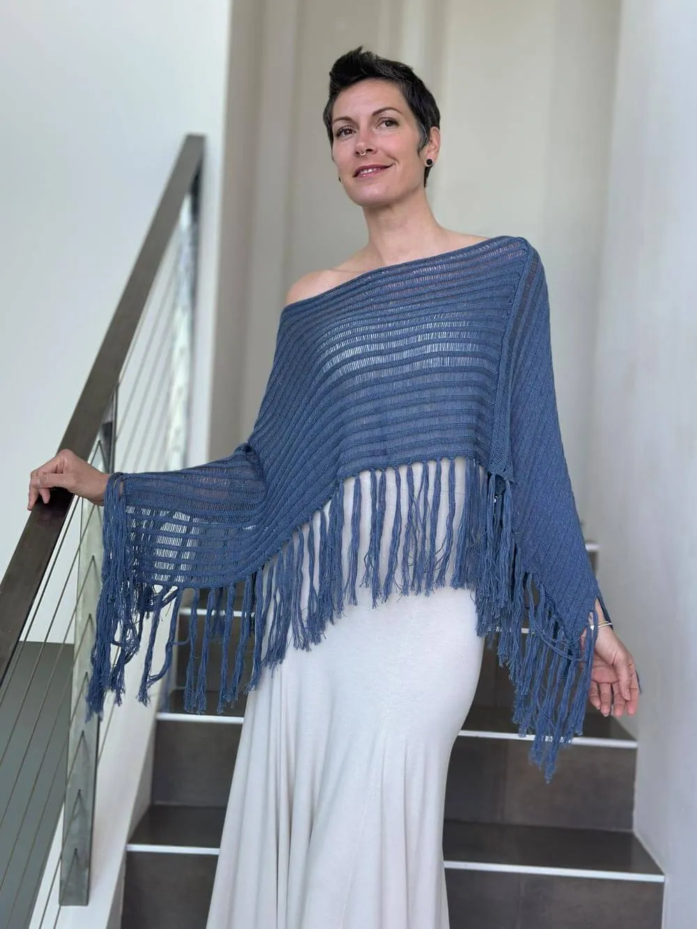 Hand Knit Poncho