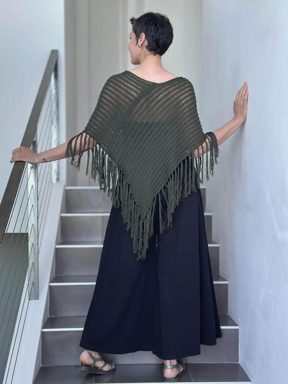 Hand Knit Poncho