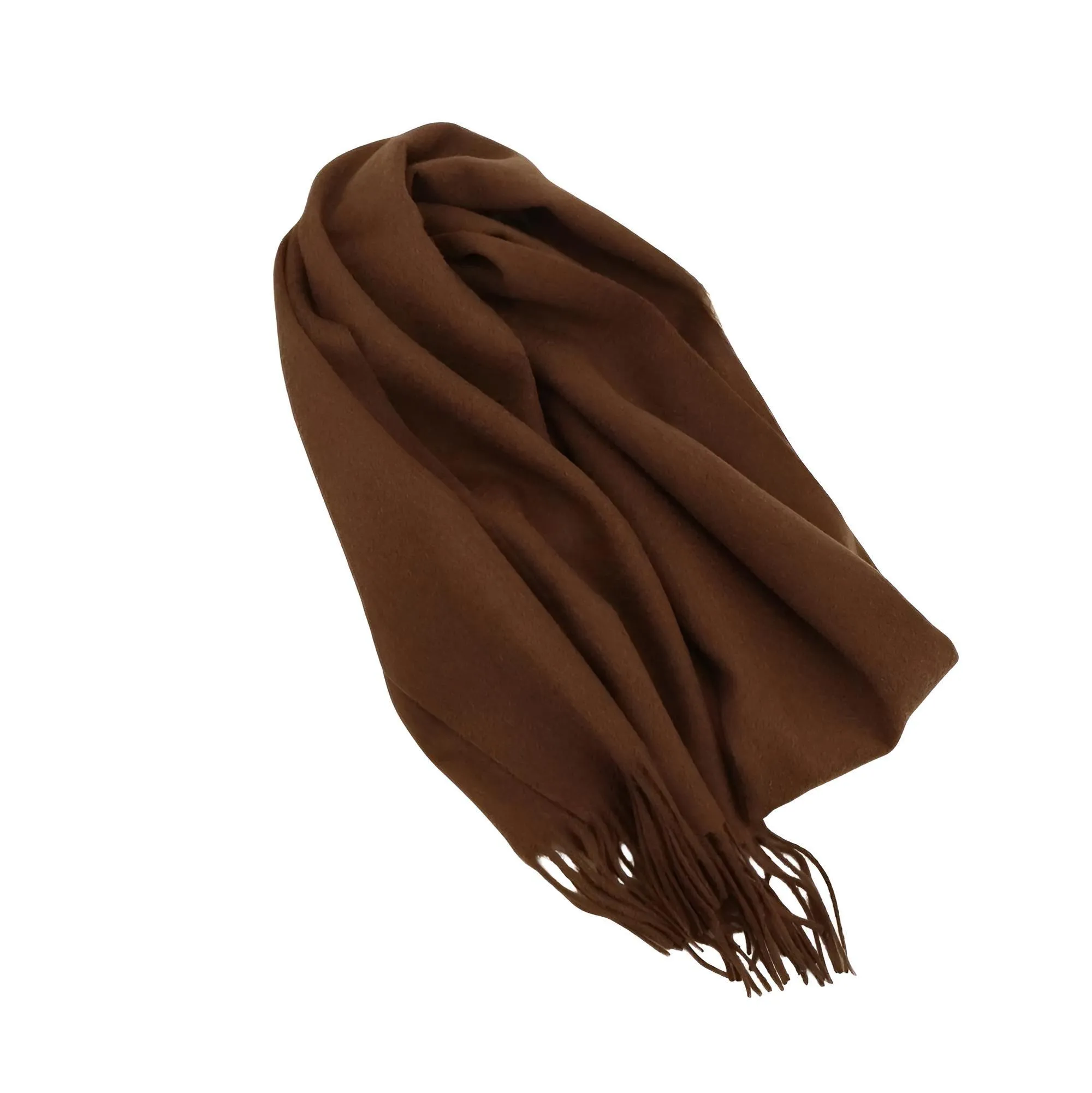 High Quality Men's Wool Scarf 100% Wool Solid Color Tassel Autumn Winter Business Versatile Classic Warm Soft