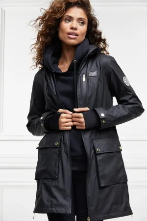 Holland Cooper Brecon Rain Coat in Black