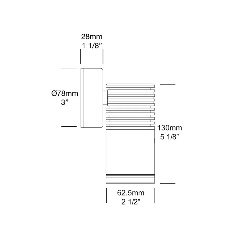 Hunza Wall Down Light High Power RGBW