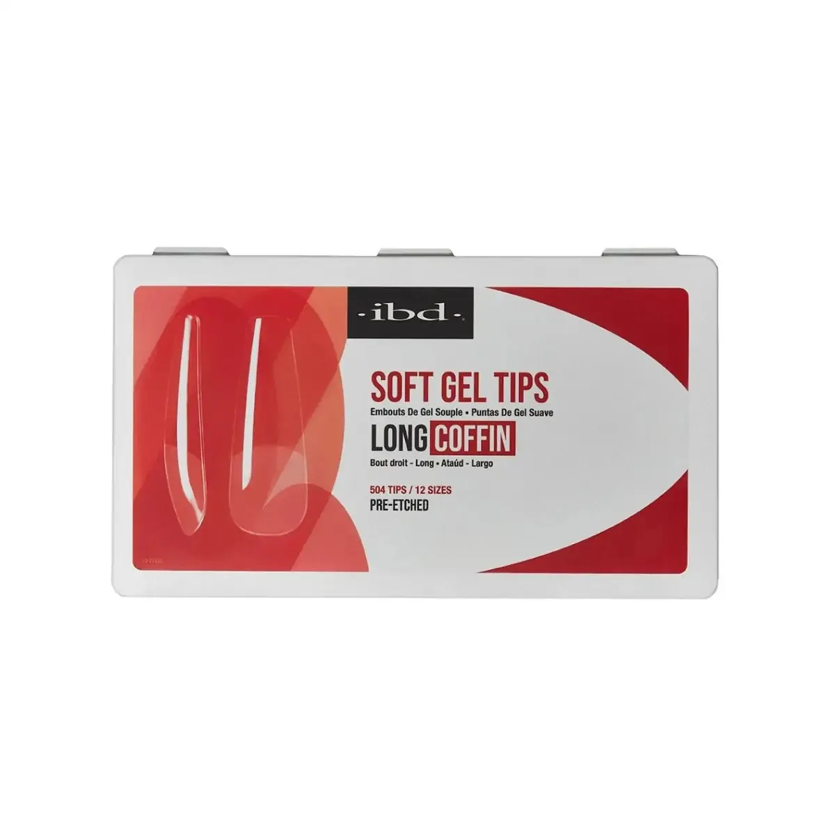 IBD - Soft Gel Tips - Long Coffin