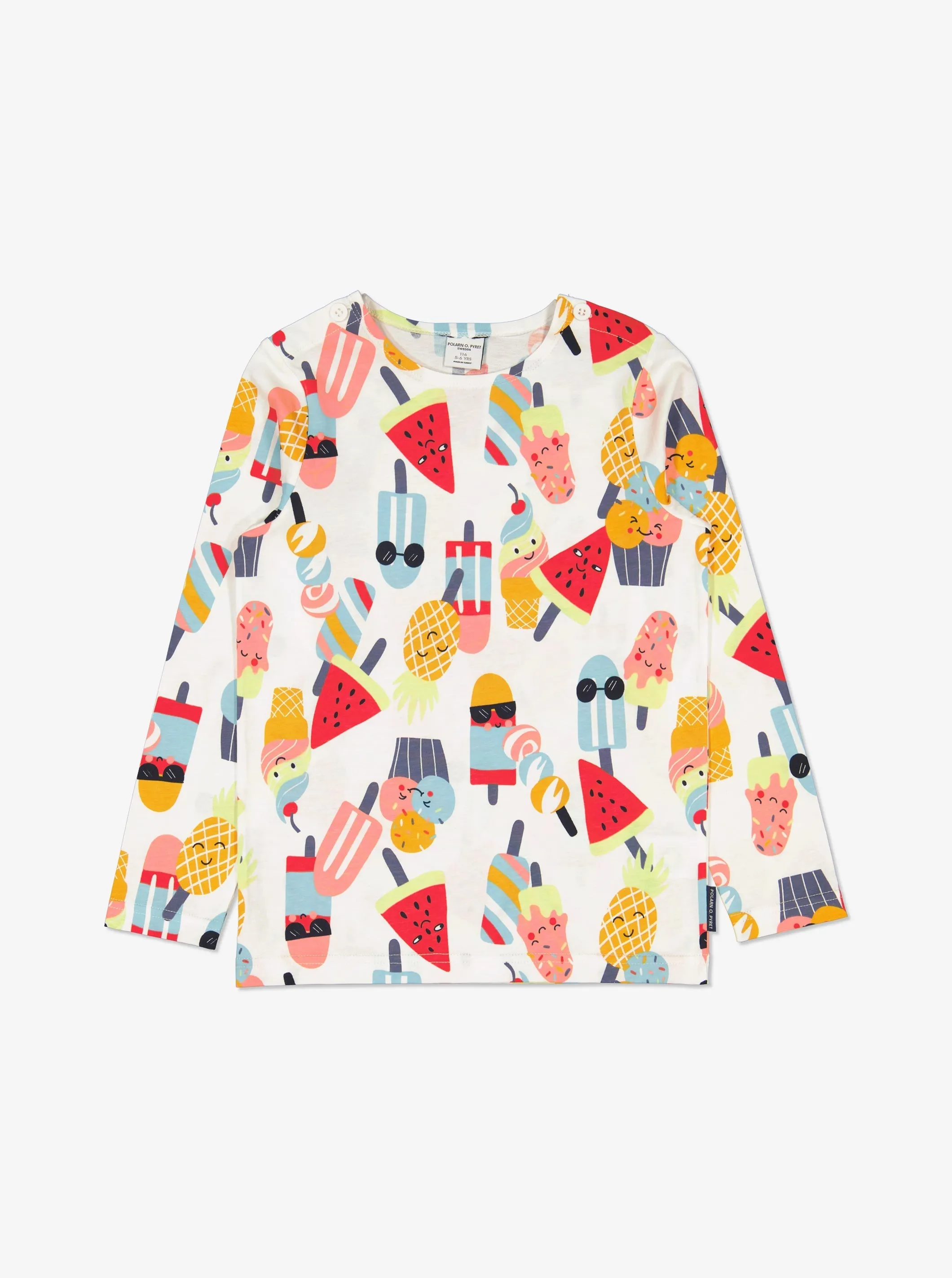 Ice Cream Print Kids Top