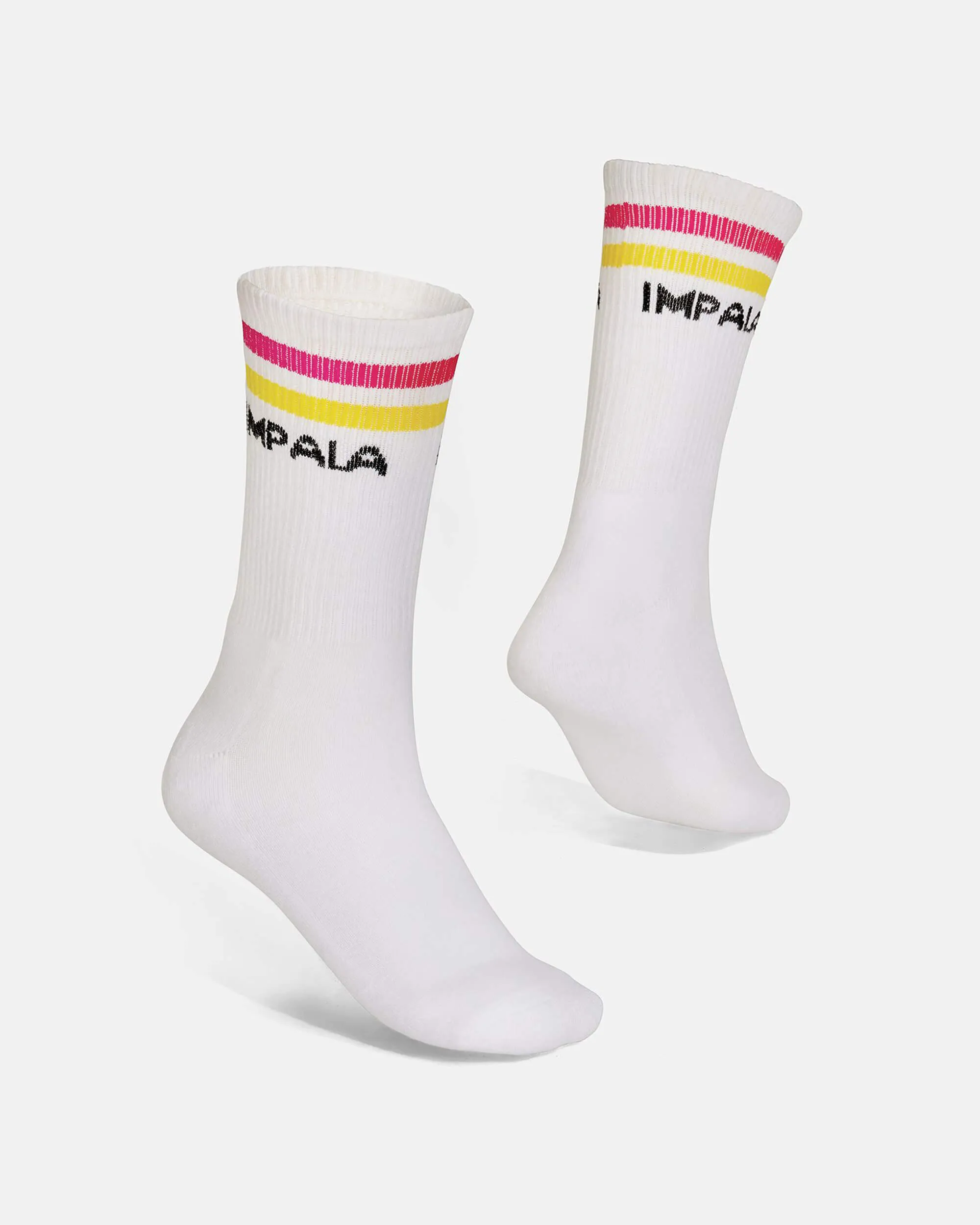 Impala Stripe Sock 3pk - White