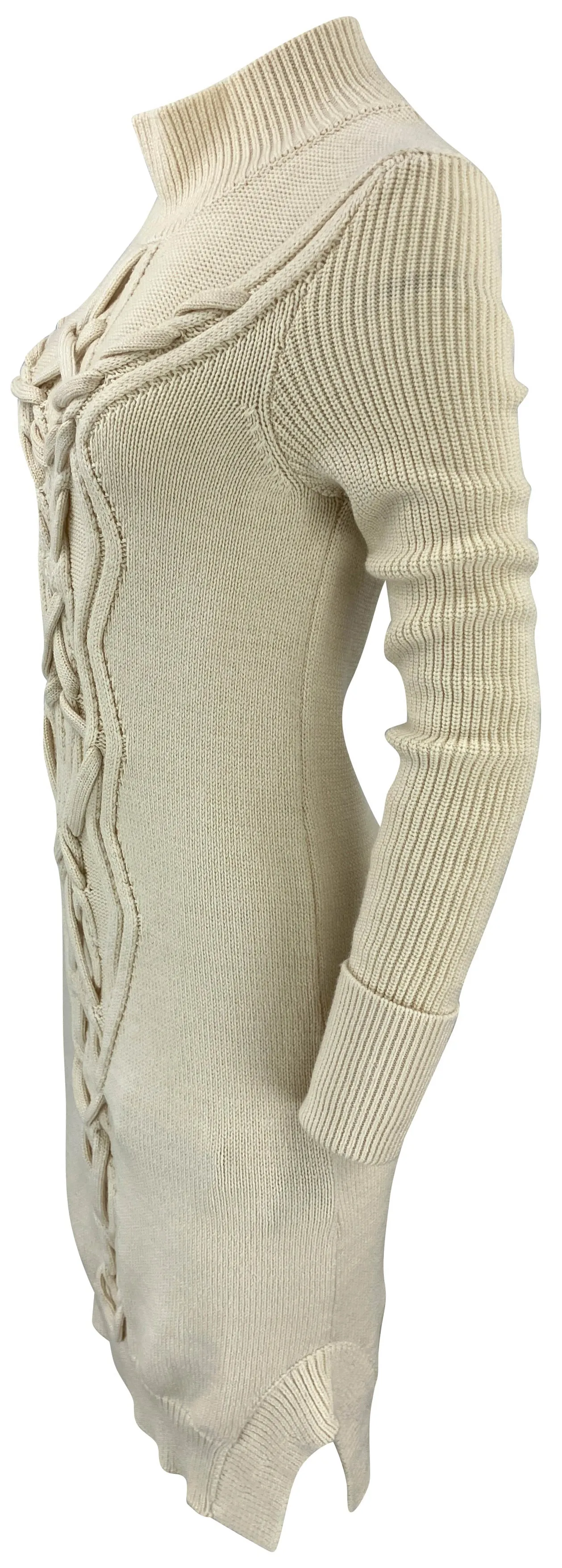 Isabel Marant Atina Sweater Dress in Ecru