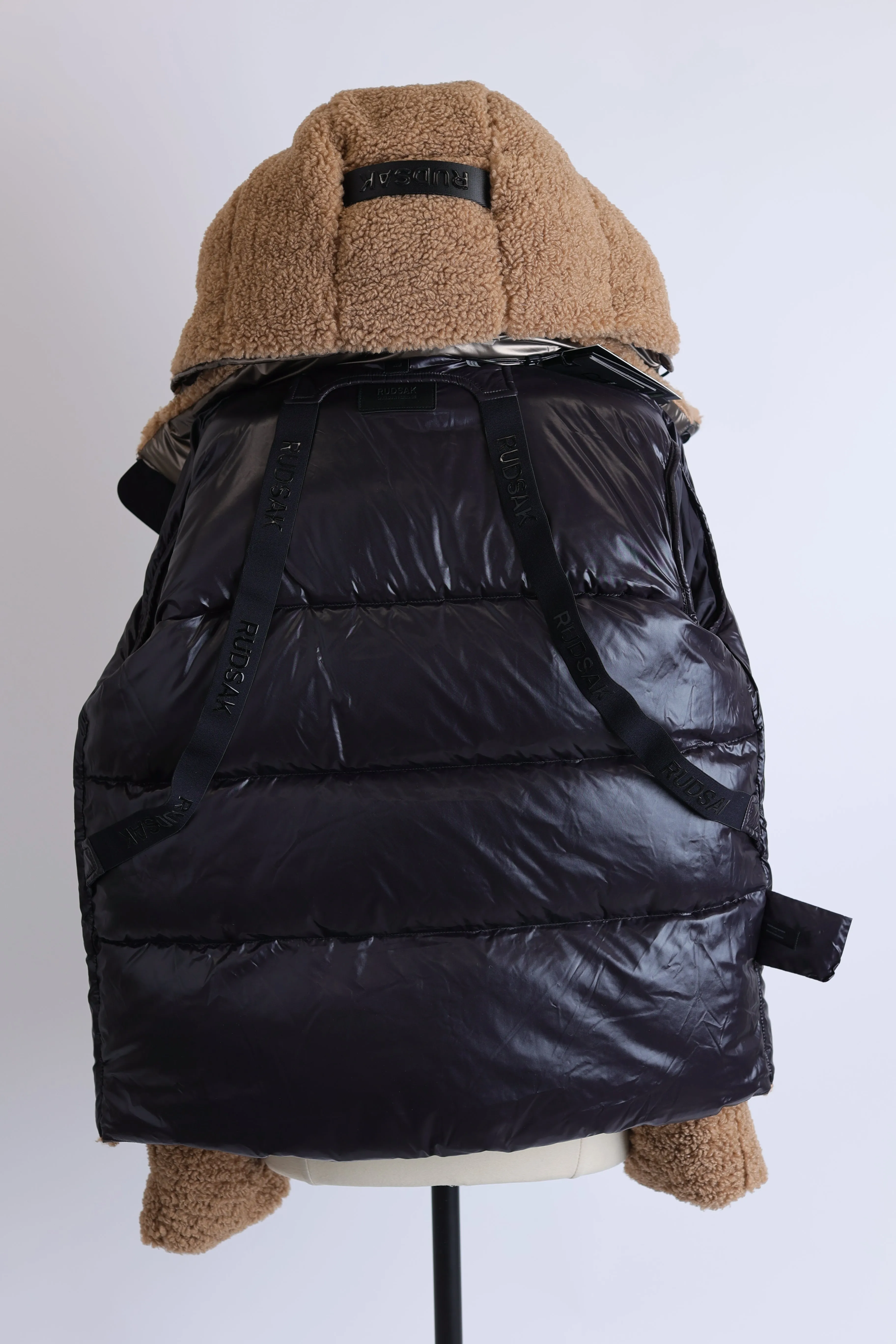 Joellie Faux Shearling Down Jacket