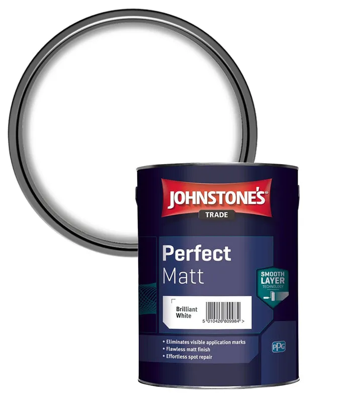 Johnstone's Trade Perfect Matt Paint - Brilliant White