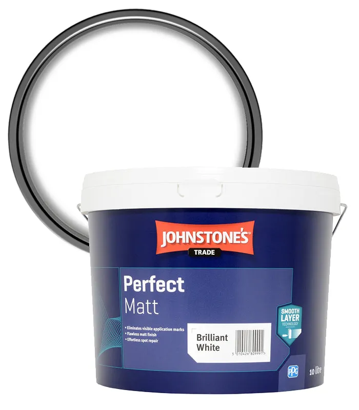 Johnstone's Trade Perfect Matt Paint - Brilliant White