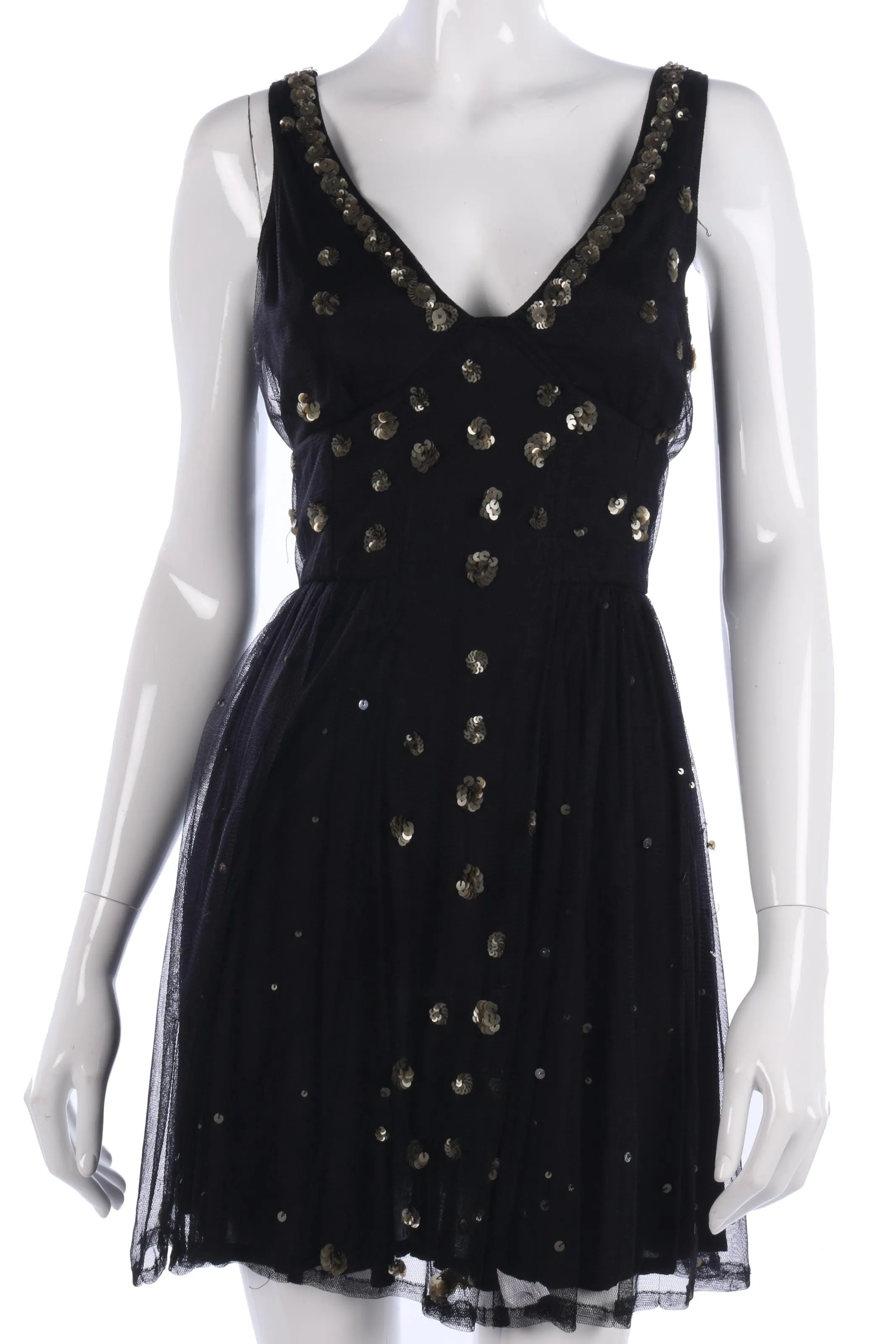 Kate Moss TOPSHOP sequinned dress size 12