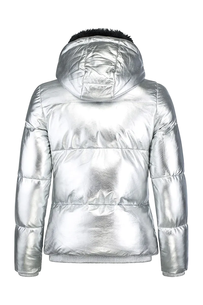 Legacy Leather Metallic Ski Jacket