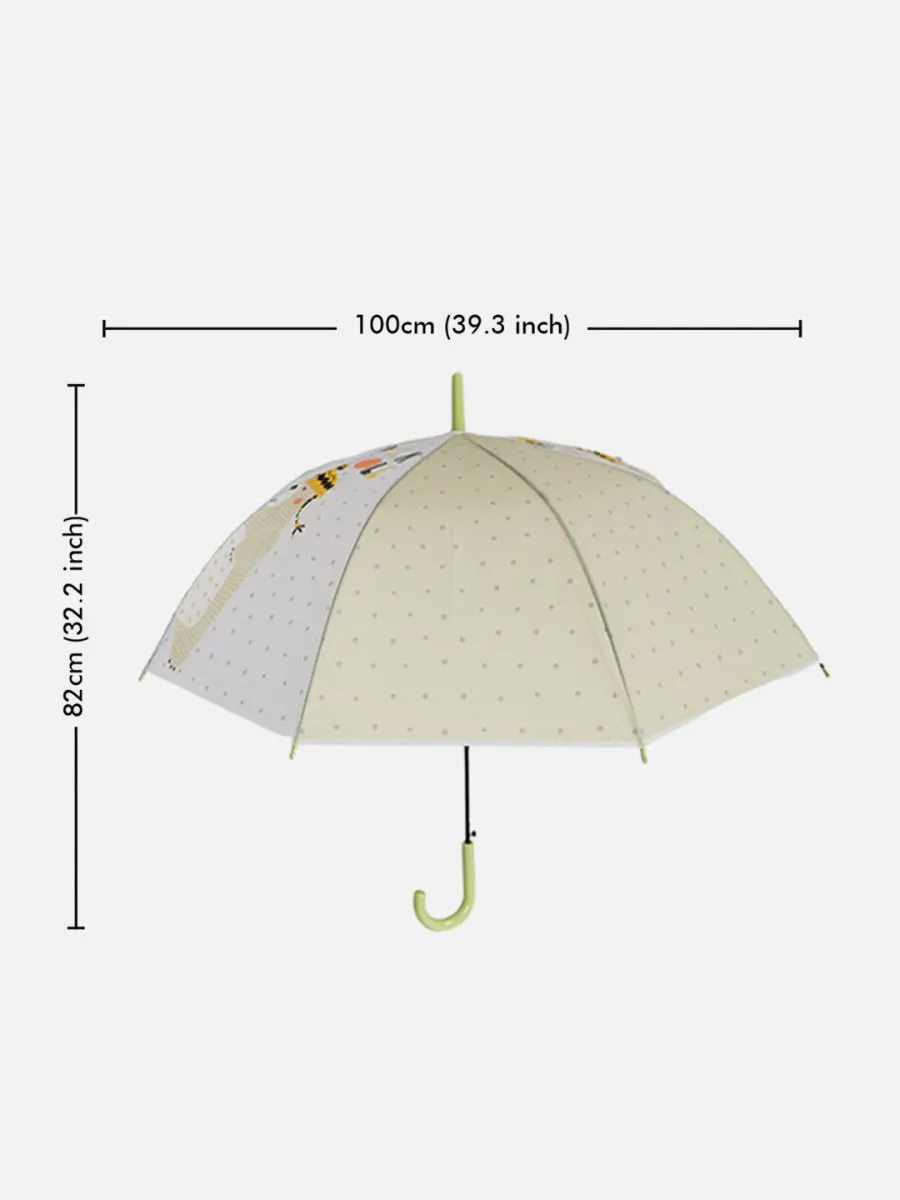 Little Surprise Box Translucent Kelly-Jo all over teddy paws Rain and All-season Umbrella for Kids & Adults.