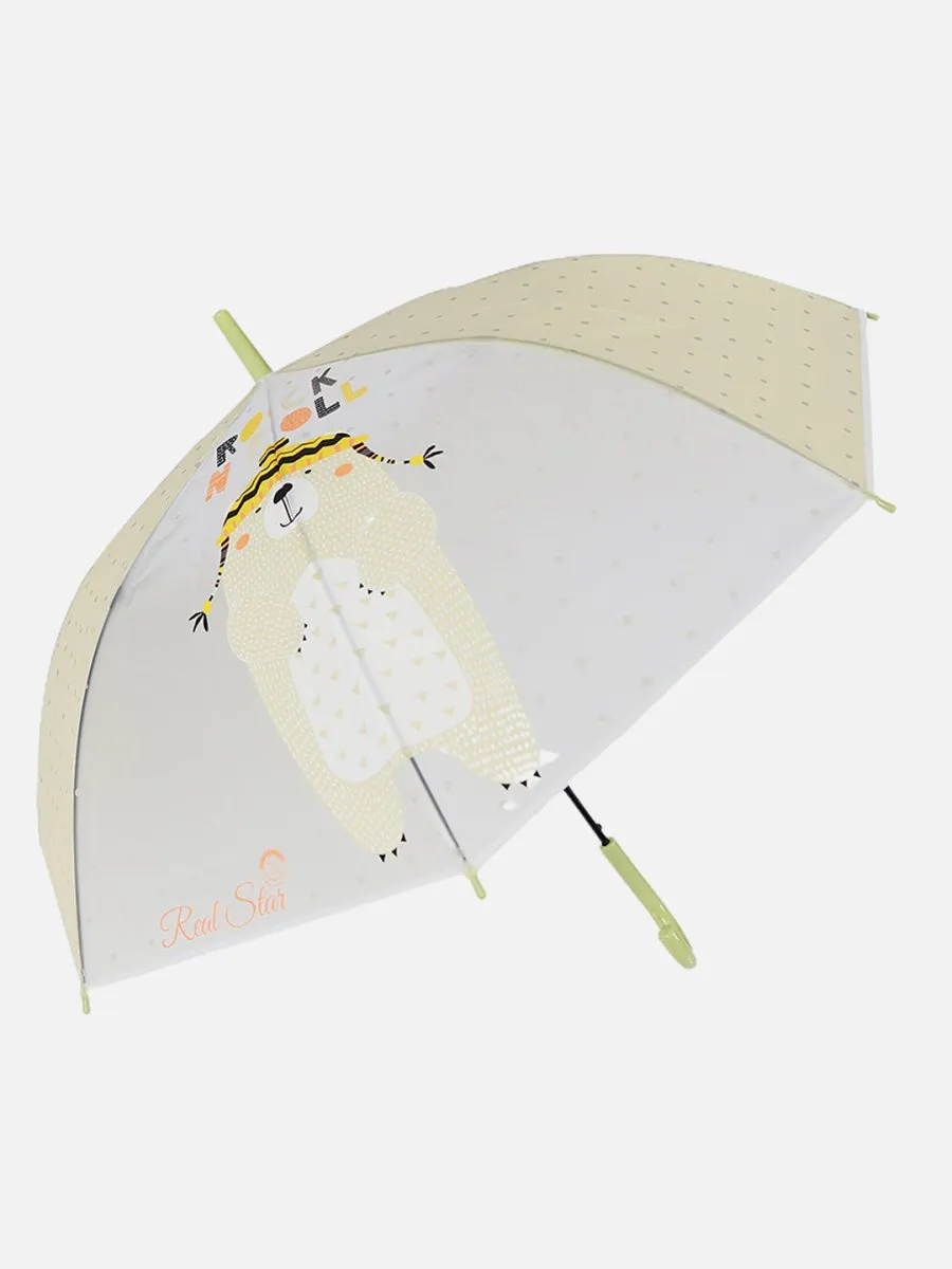 Little Surprise Box Translucent Kelly-Jo all over teddy paws Rain and All-season Umbrella for Kids & Adults.