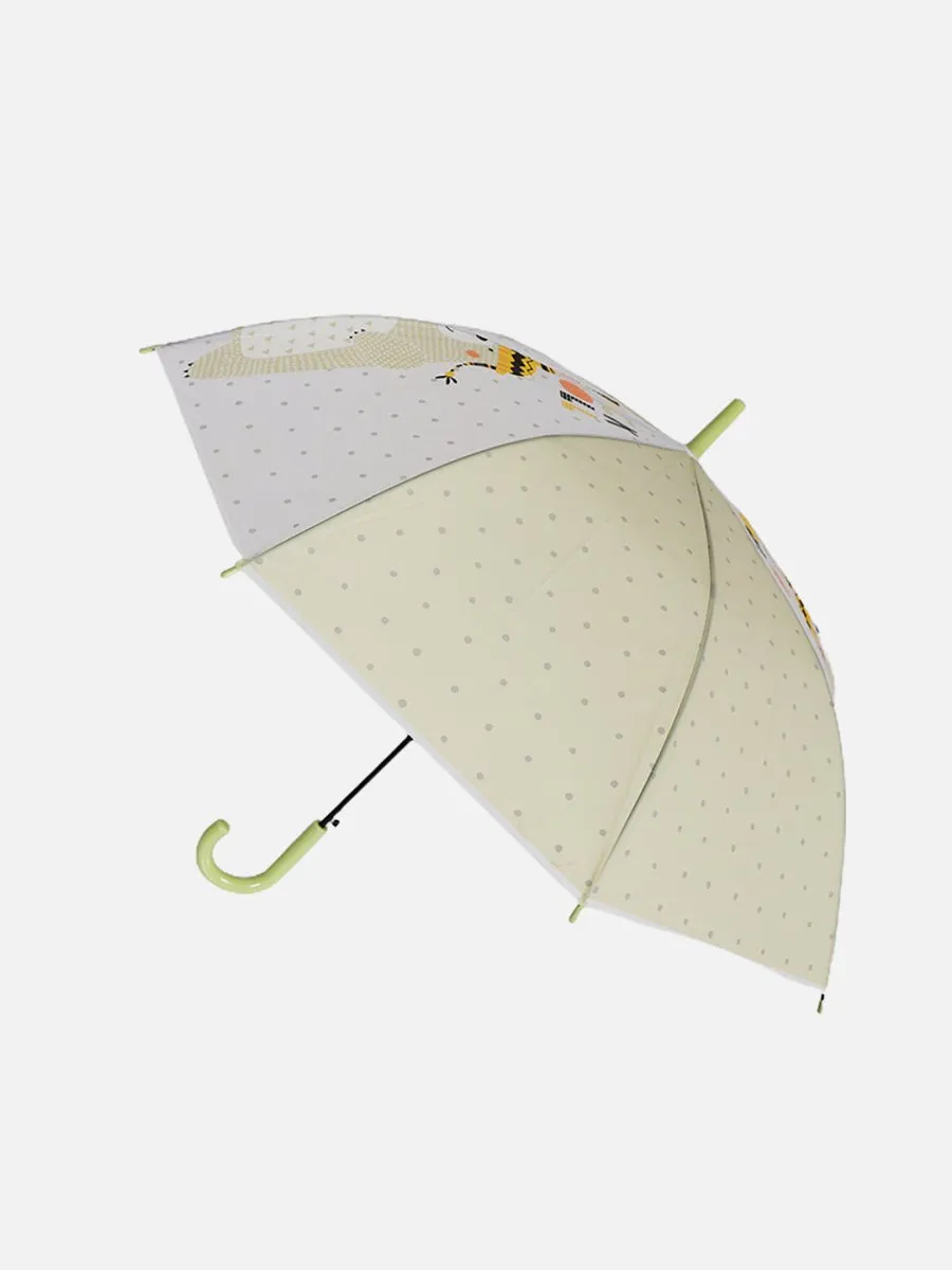 Little Surprise Box Translucent Kelly-Jo all over teddy paws Rain and All-season Umbrella for Kids & Adults.