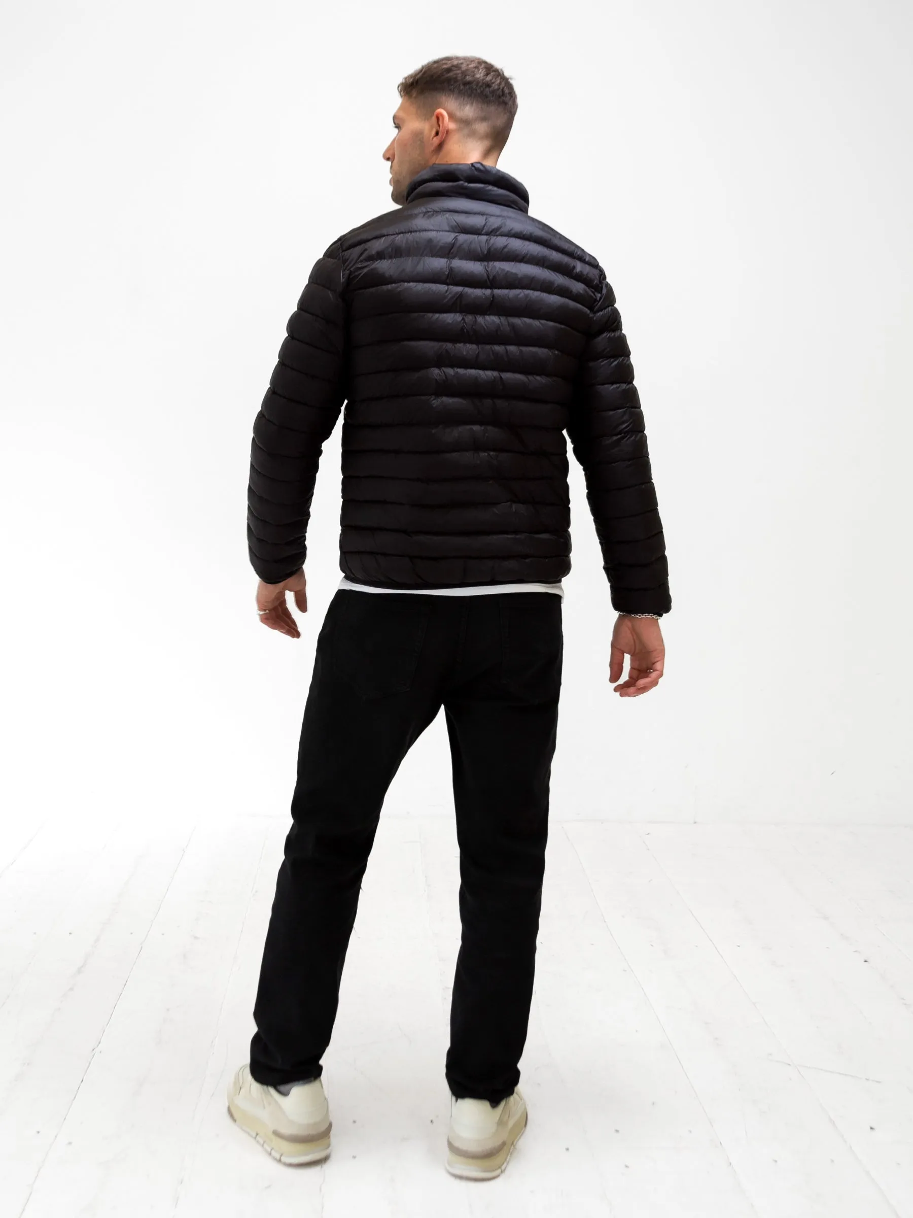 Lucas Lightweight Puffer Jacket - Black