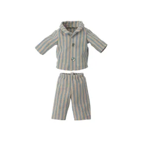 Maileg Teddy Junior Clothes, Blue Pyjamas