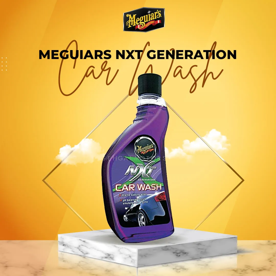 Meguiars NXT Generation Car Wash (G30264) - 532 ML - Car Shampoo Cleaning Agent