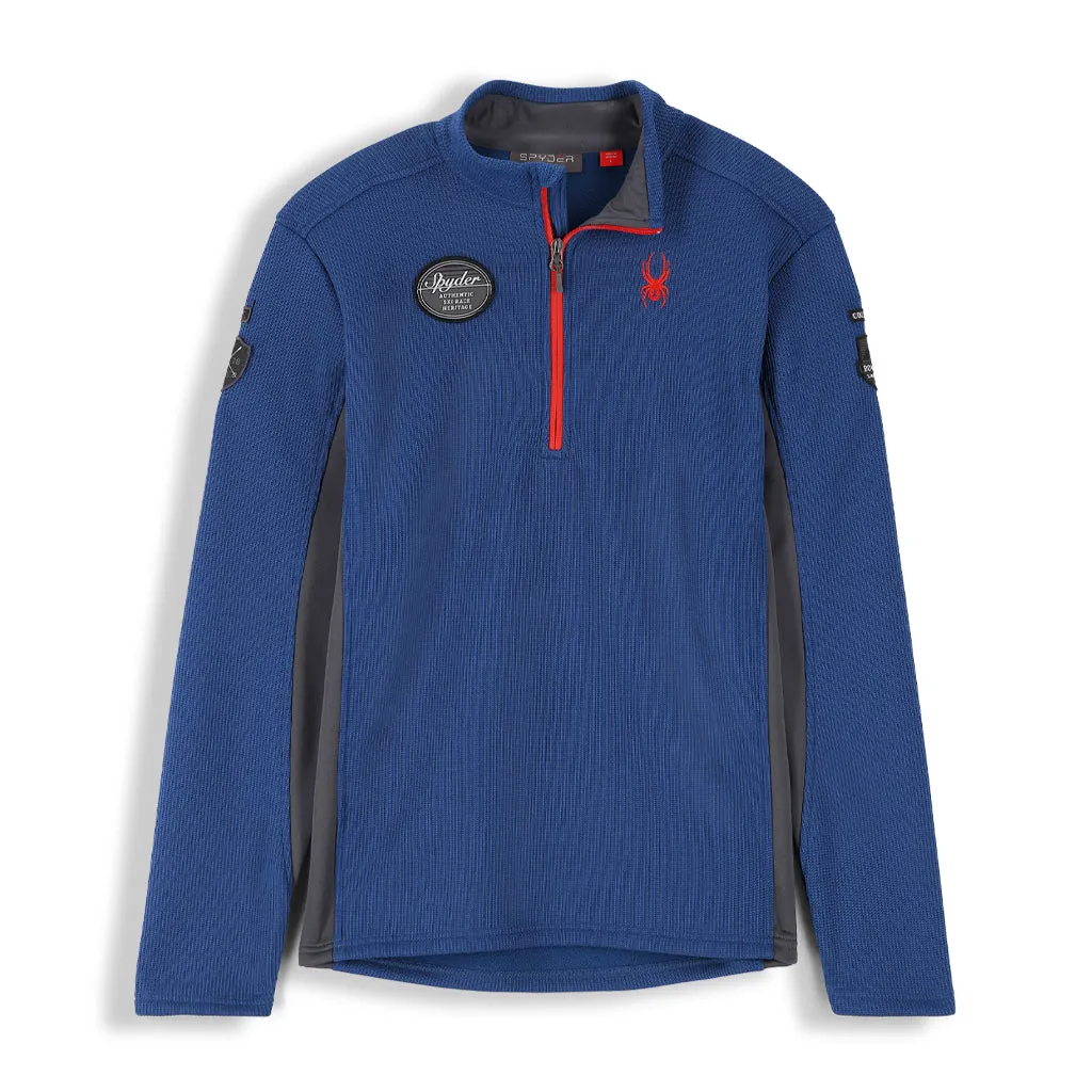 Mens Bandit Wengen Half Zip - Abyss Volcano (2022)