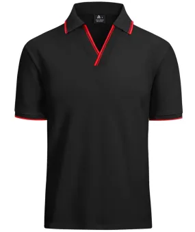 Men's V-Neck Dry Fit Casual Polo Shirt-ZPK007783