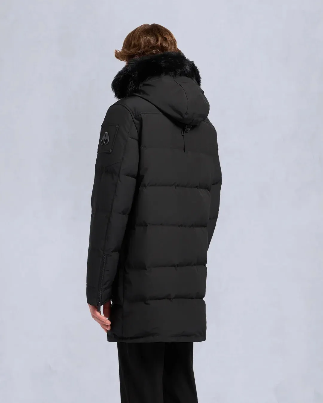 MOOSE KNUCKLES - ONYX SHEARLING BIG RIDGE PARKA - M33MP210S