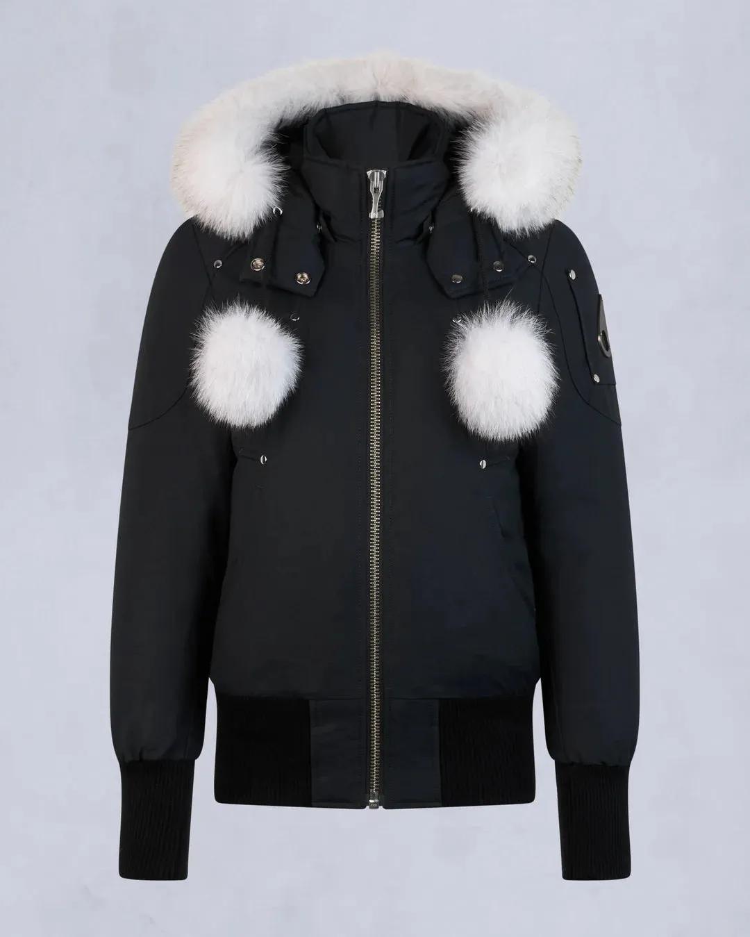 MOOSE KNUCKLES - ORIGINAL DEBBIE BOMBER FUR (pompom) - MK2002LB