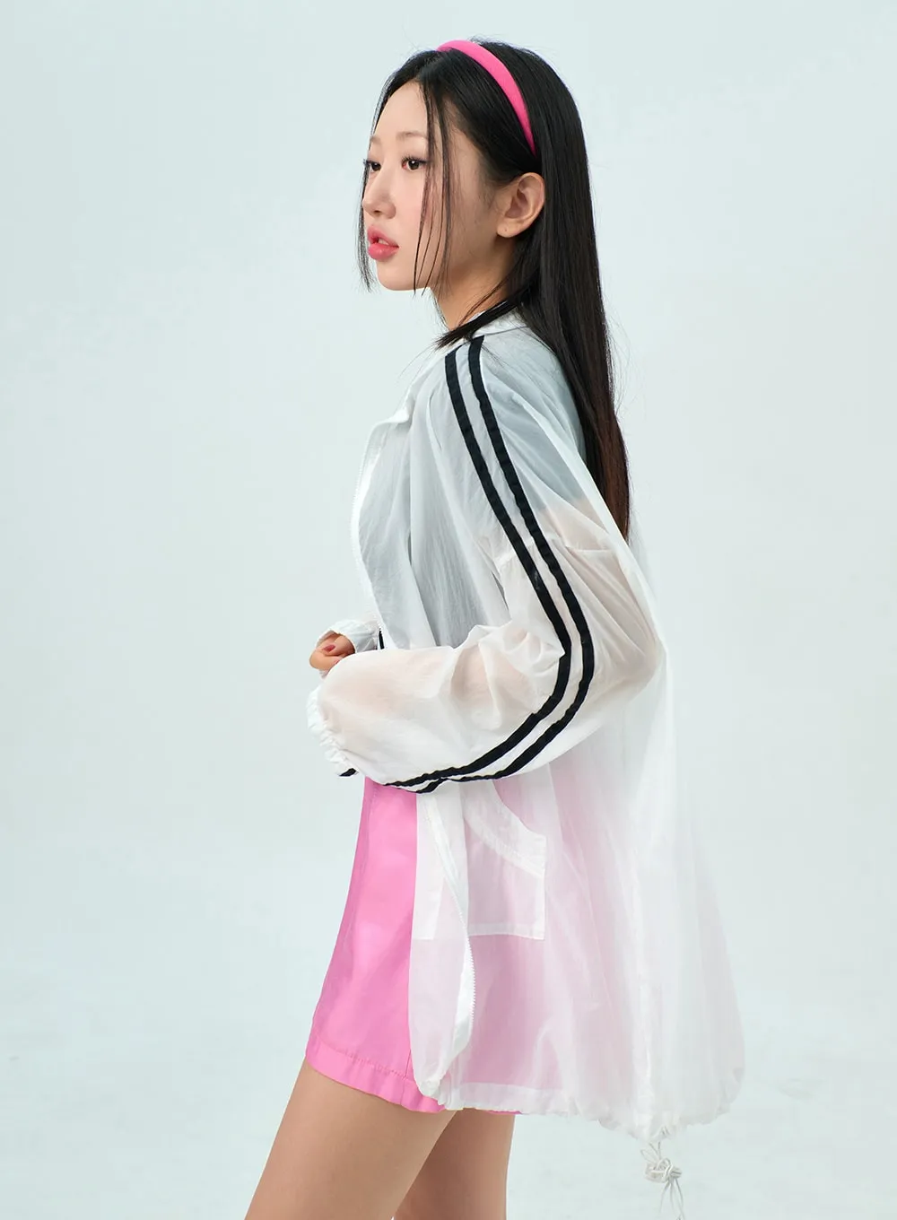 Oversized Mesh Jacket BU308