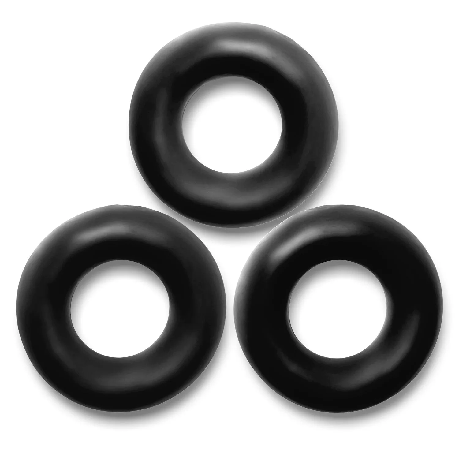 Oxballs Fat Willy Jumbo Cock Ring (3 pack) - Black