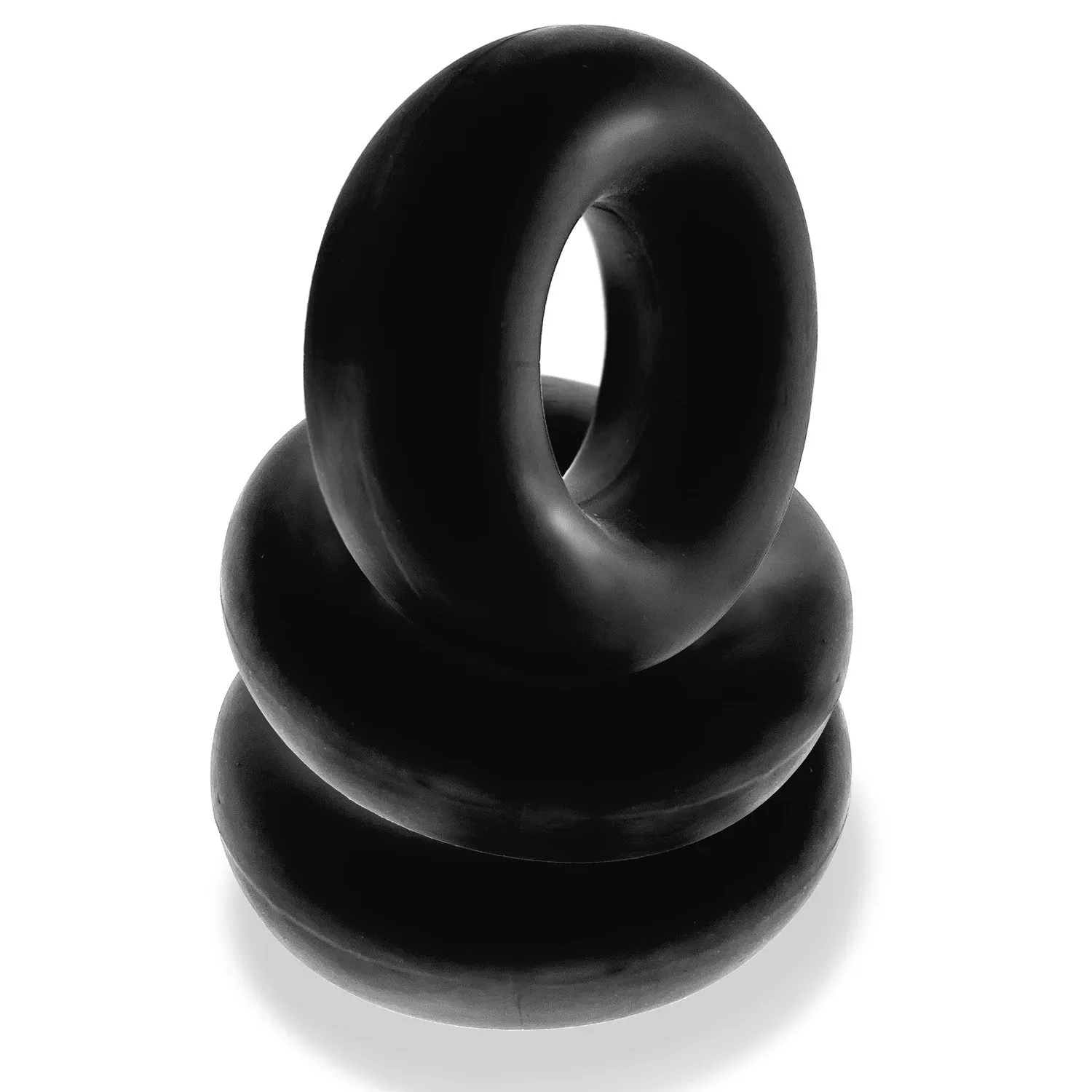 Oxballs Fat Willy Jumbo Cock Ring (3 pack) - Black