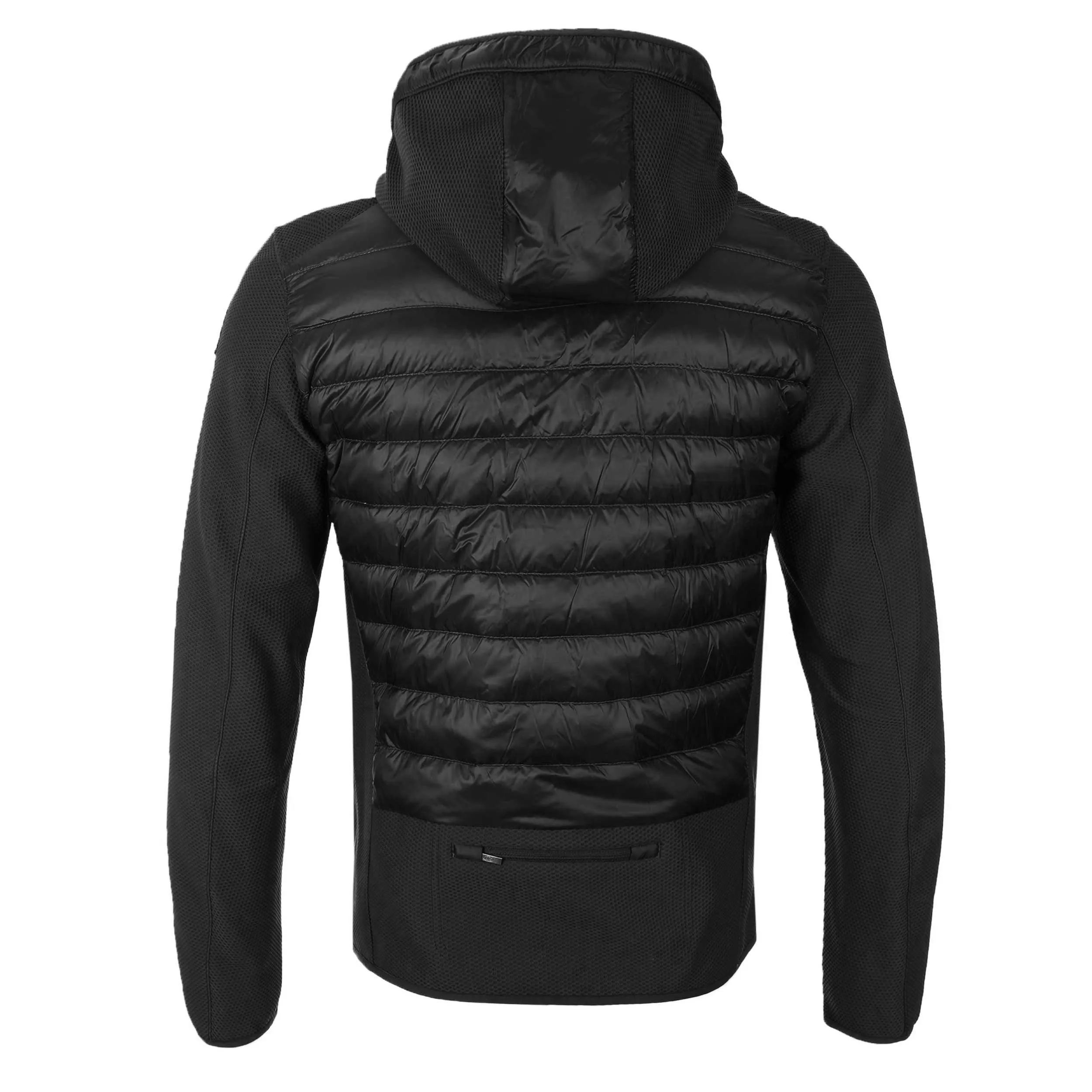 Parajumpers Nolan Quilted Hooded Jacket in Black