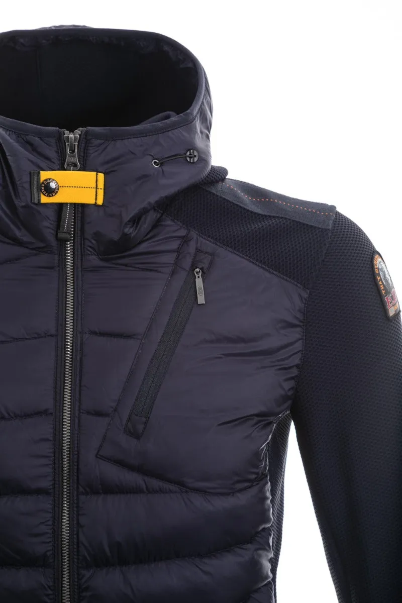 Parajumpers Nolan Quilted Hooded Jacket in Navy