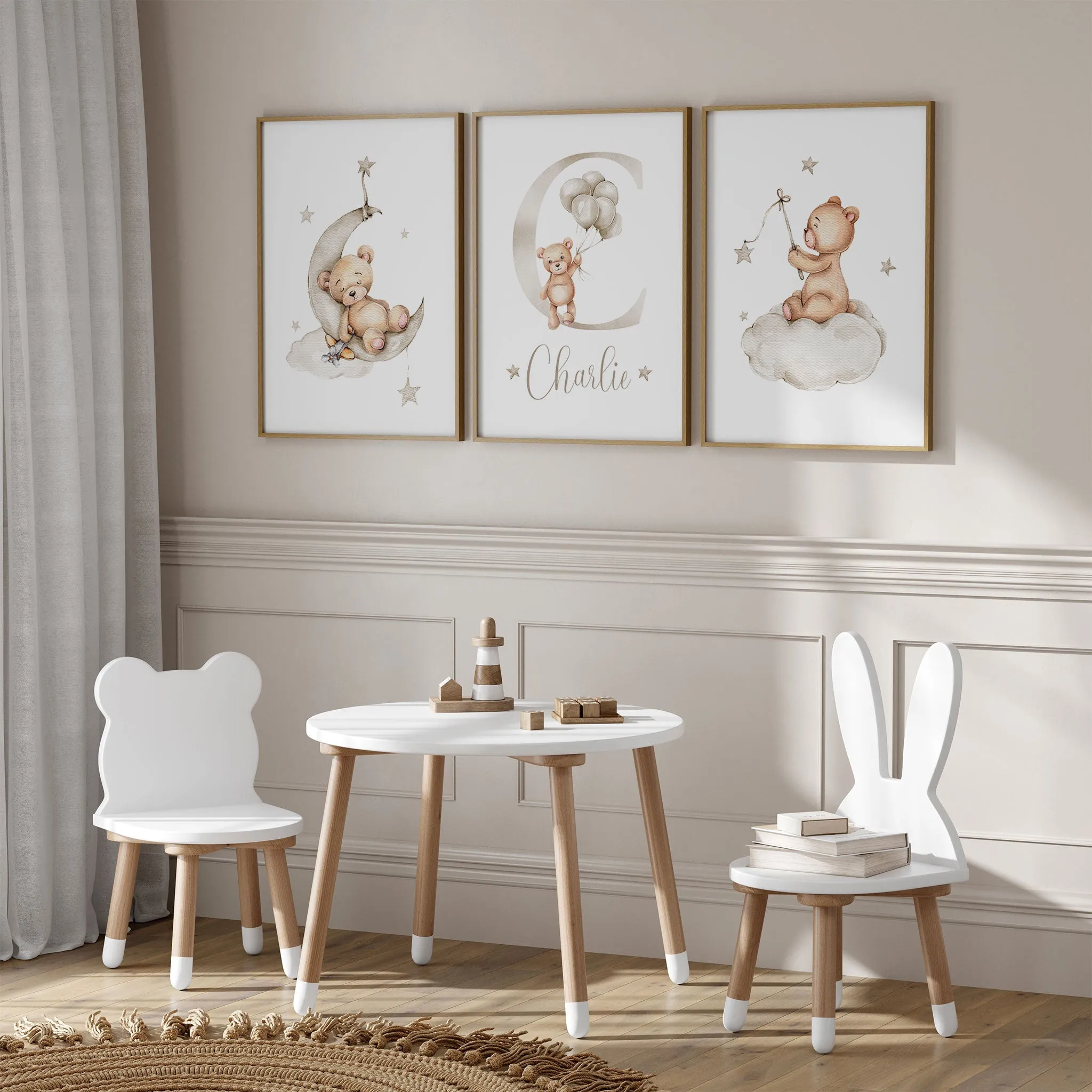 Personalised Teddy Bear Prints