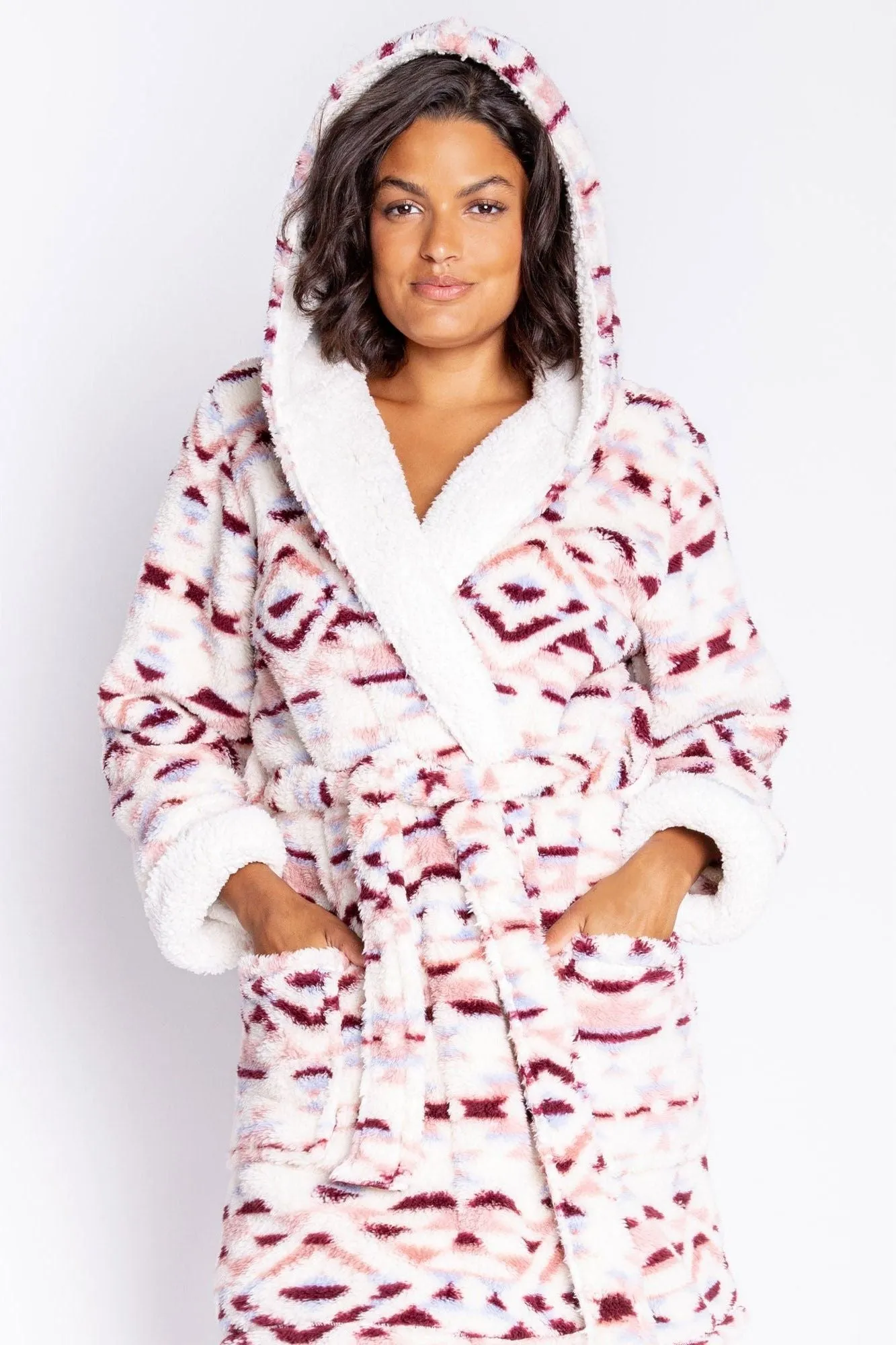 PJ Salvage Short Hooded Robe - Style RECPR