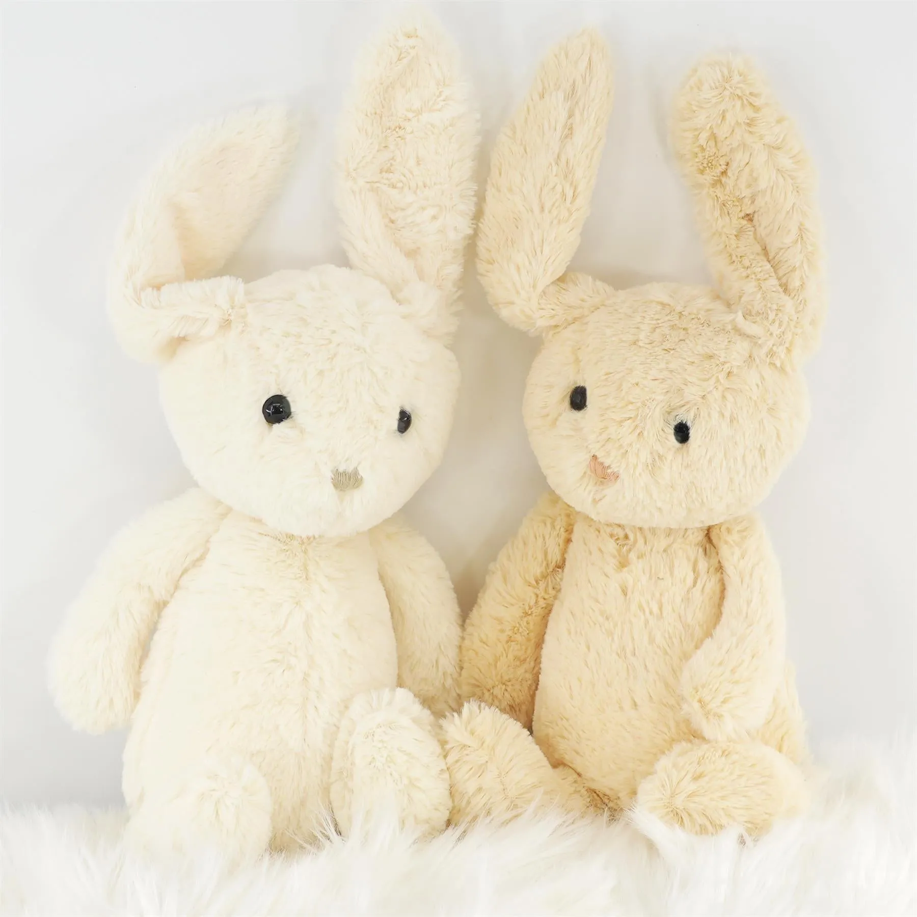 Plush Beige / Cream Bunny Rabbit