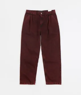 Polar Grund Chinos - Red Black