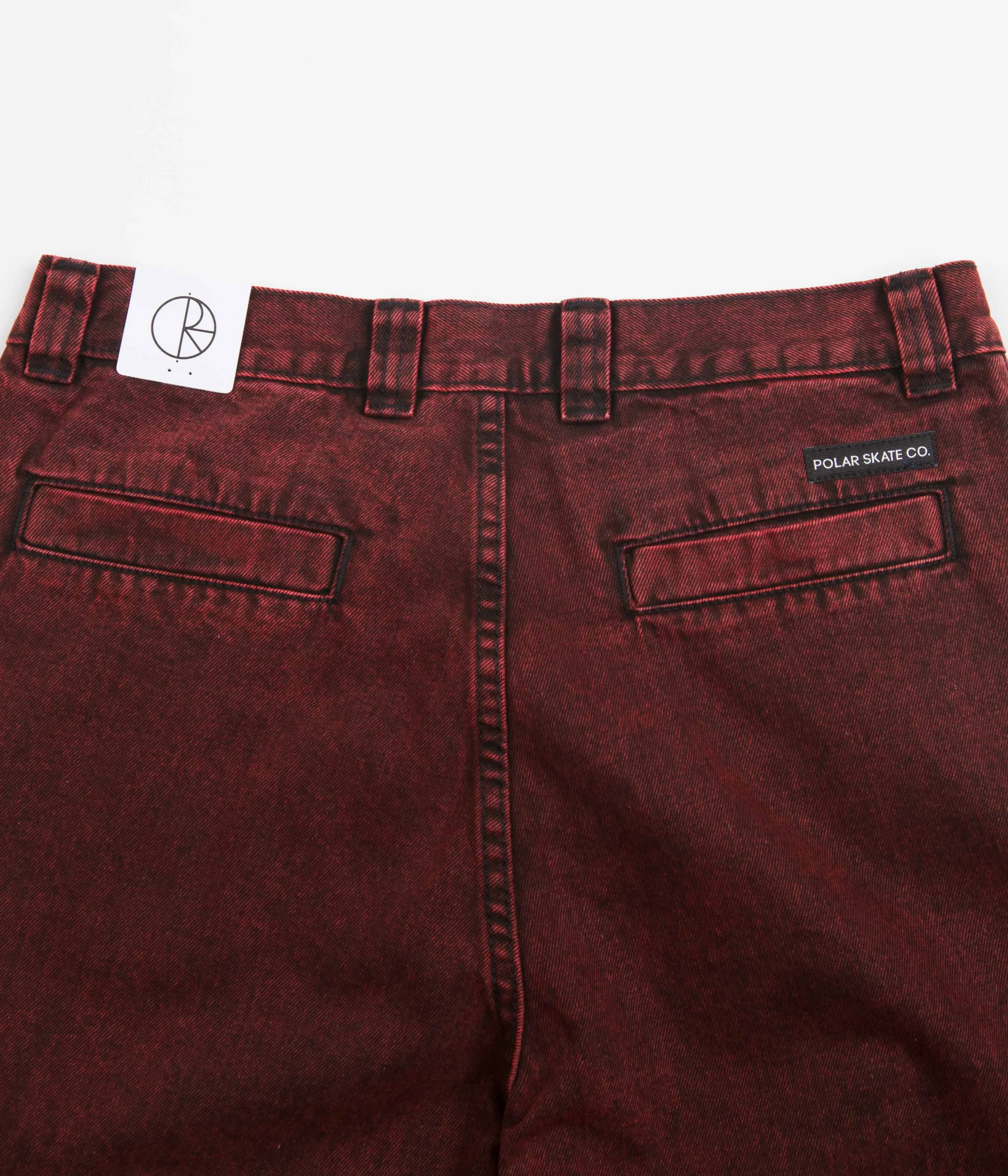 Polar Grund Chinos - Red Black