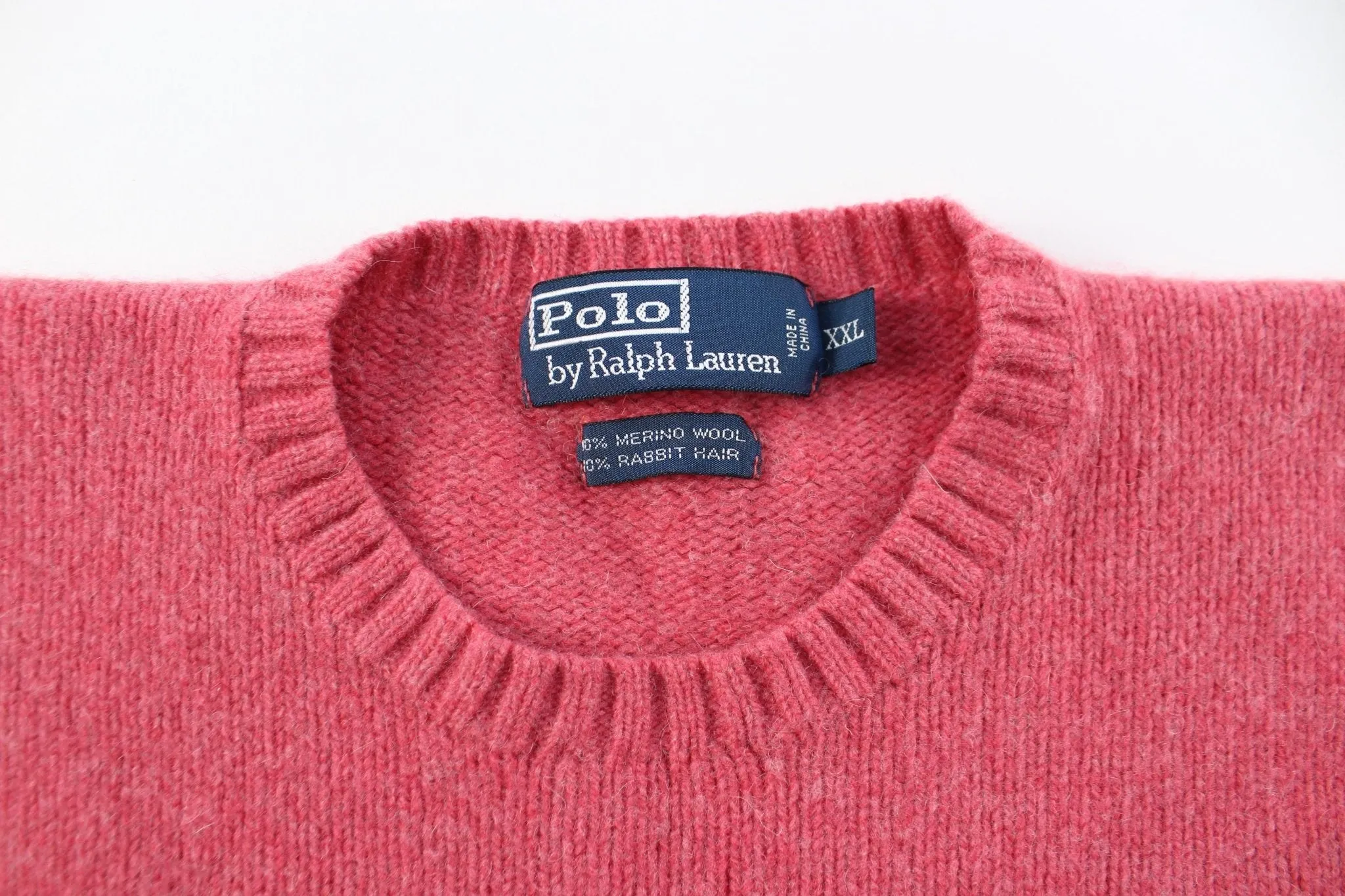 Polo by Ralph Lauren Embroidered Logo Pink Sweater