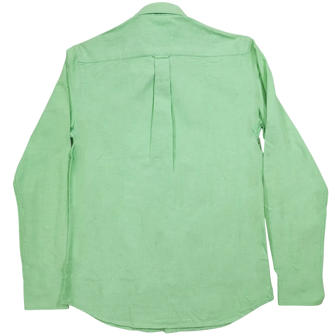 Polo USPA  LS Woven Oxford Green Shirt