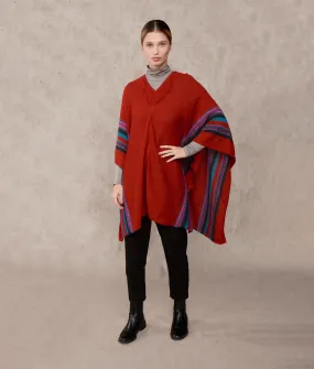 Poncho Rider With Fringe Details