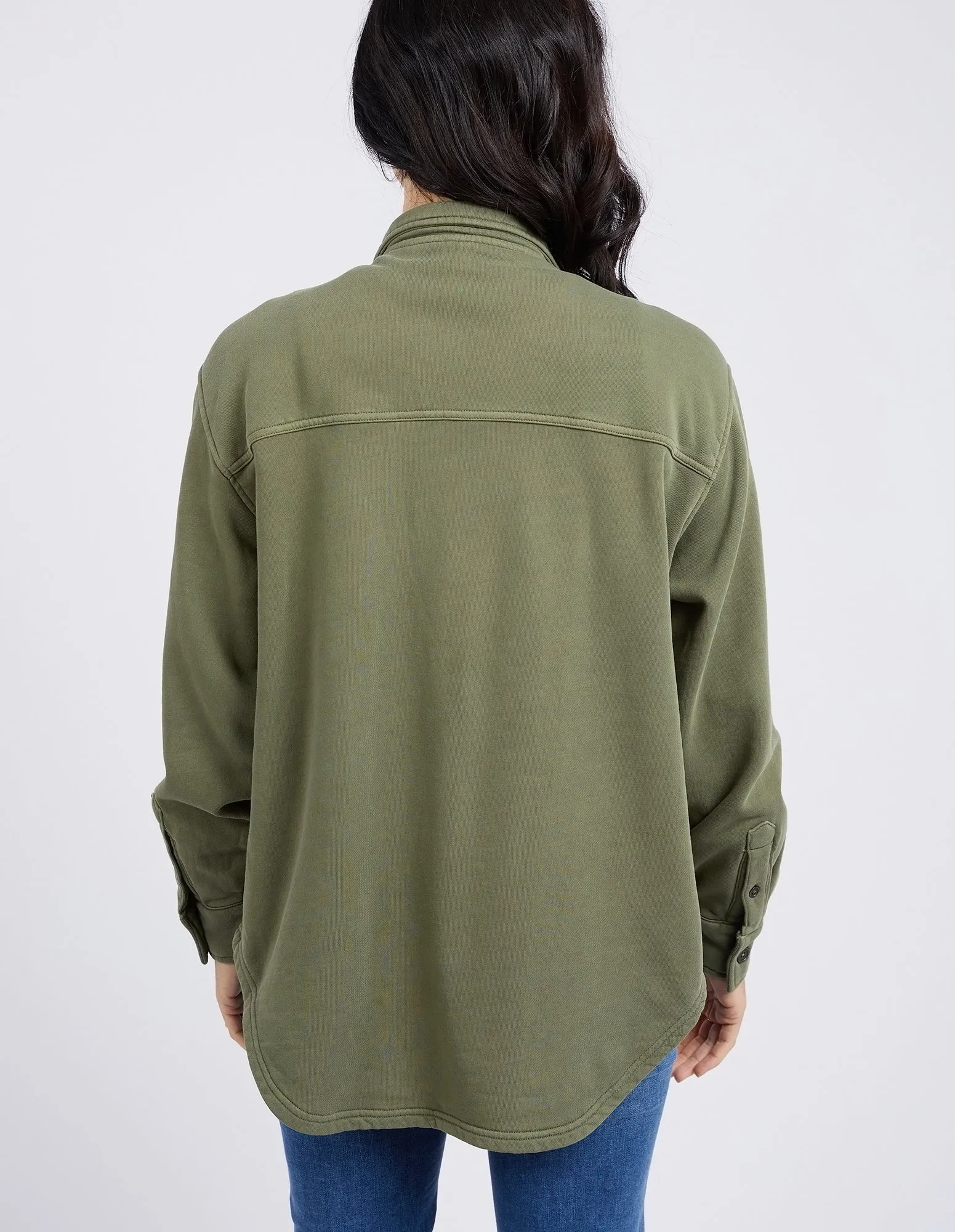 Poppy Fleece Shacket Clover