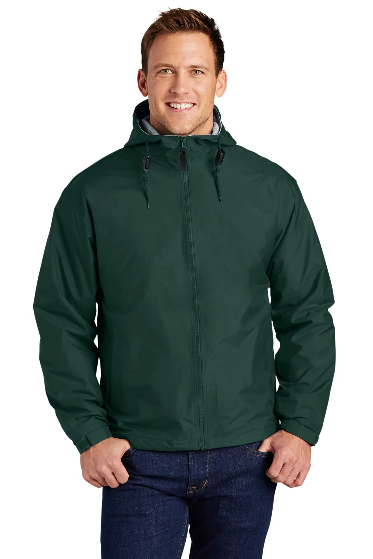 Port Authority Customized Team Jackets, Hunter/Light Oxford