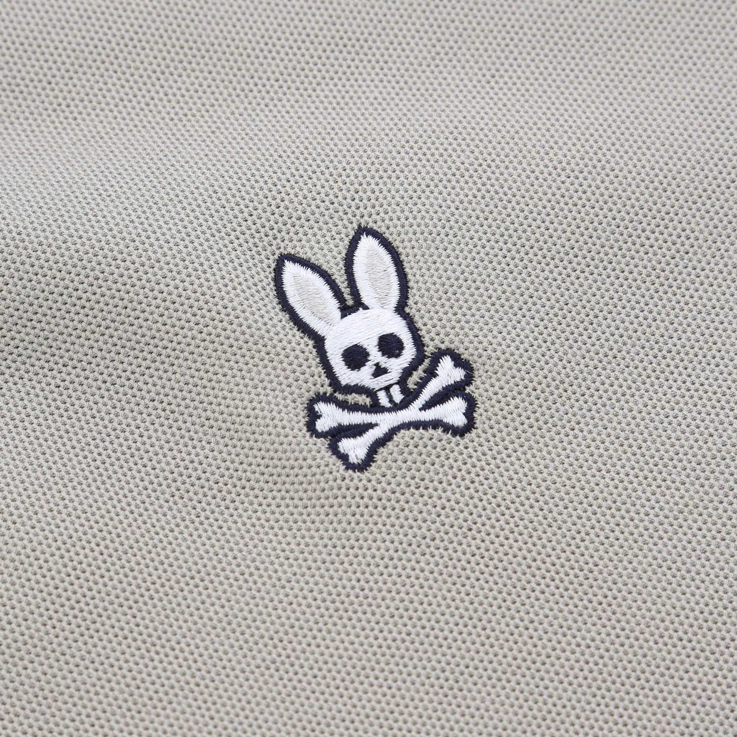 Psycho Bunny The Bradford Pique Polo Shirt in Oyster