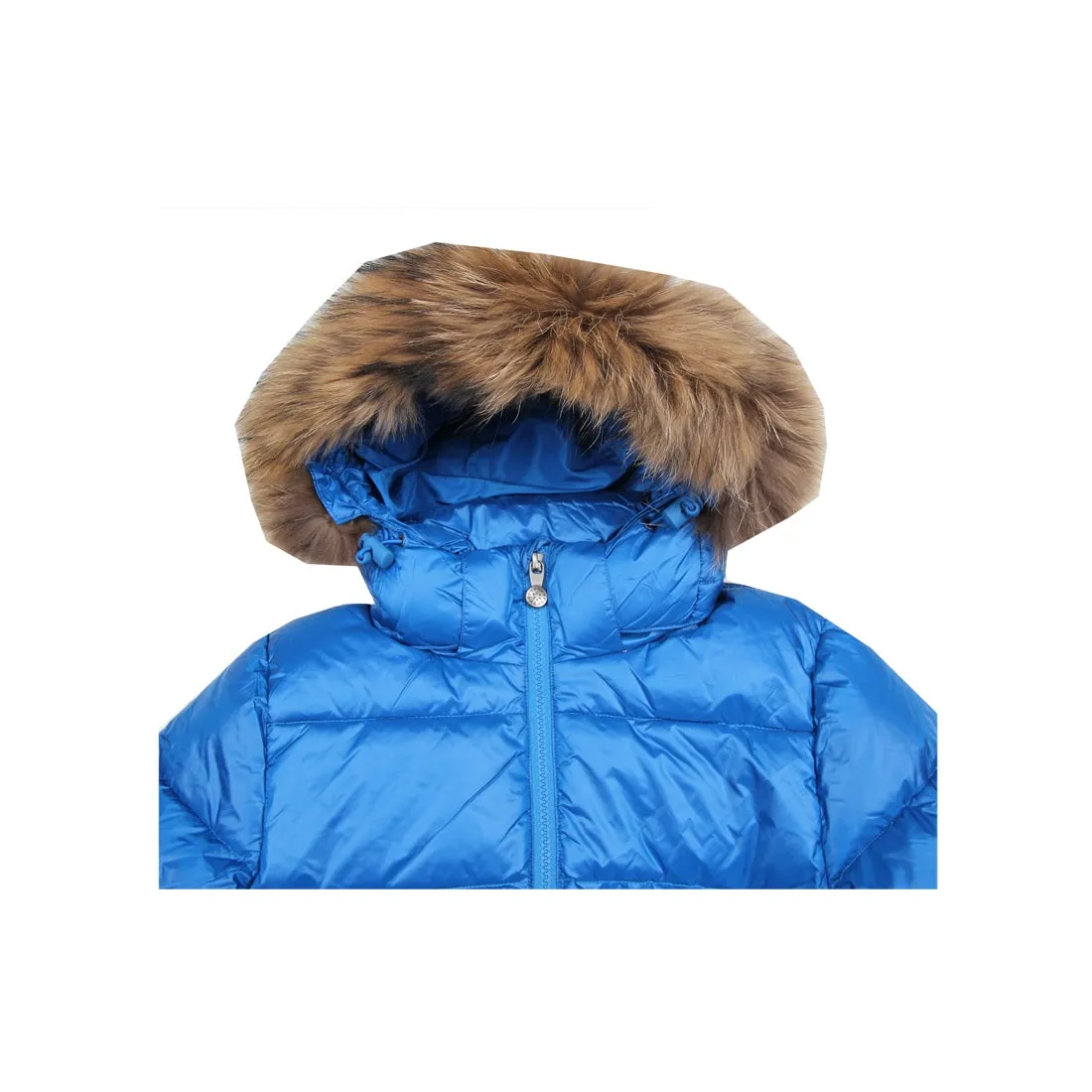 Pyrenex Toddler Real Fur Blue Jacket