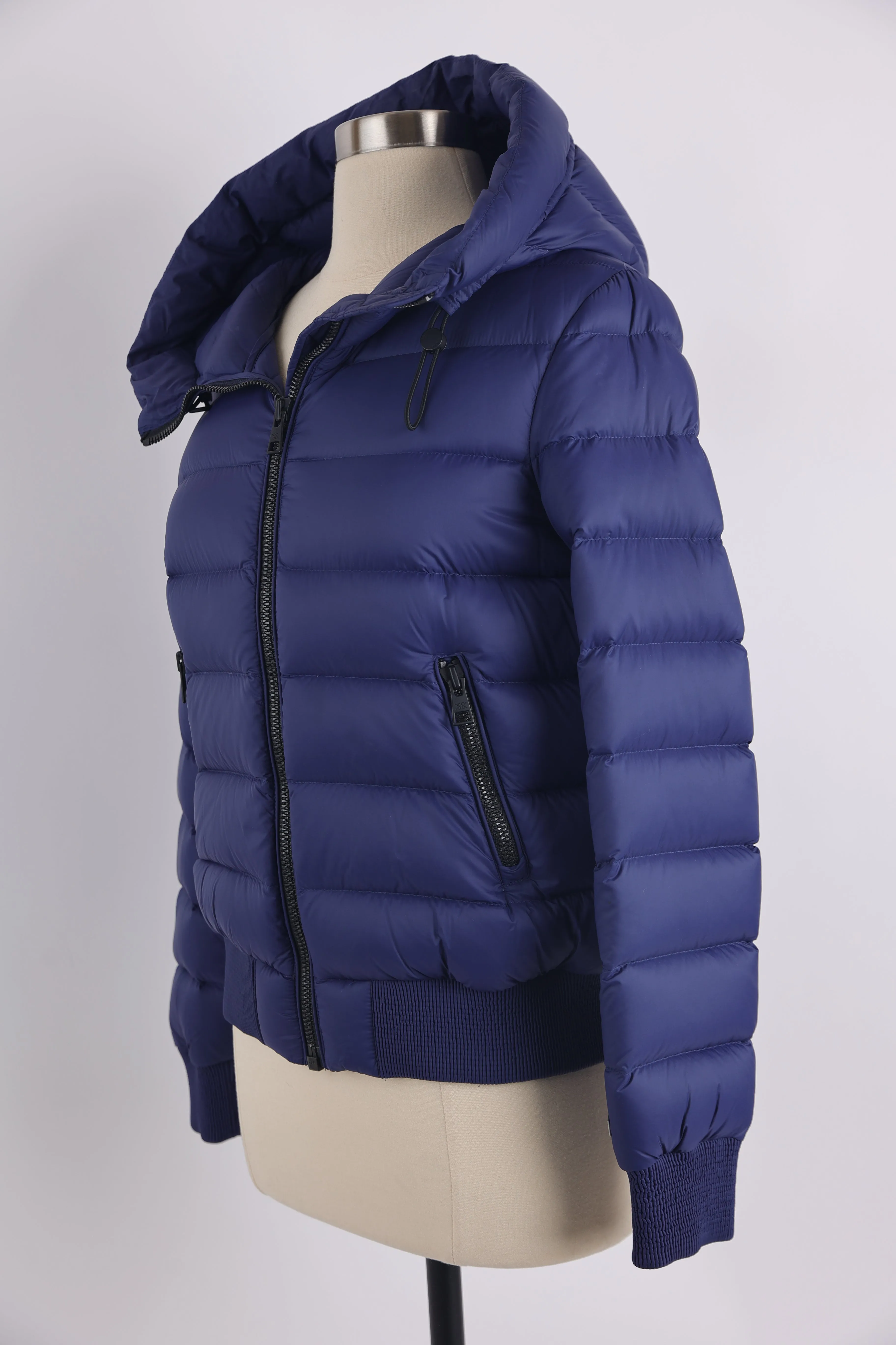 Quilted Down Puffer Bomber