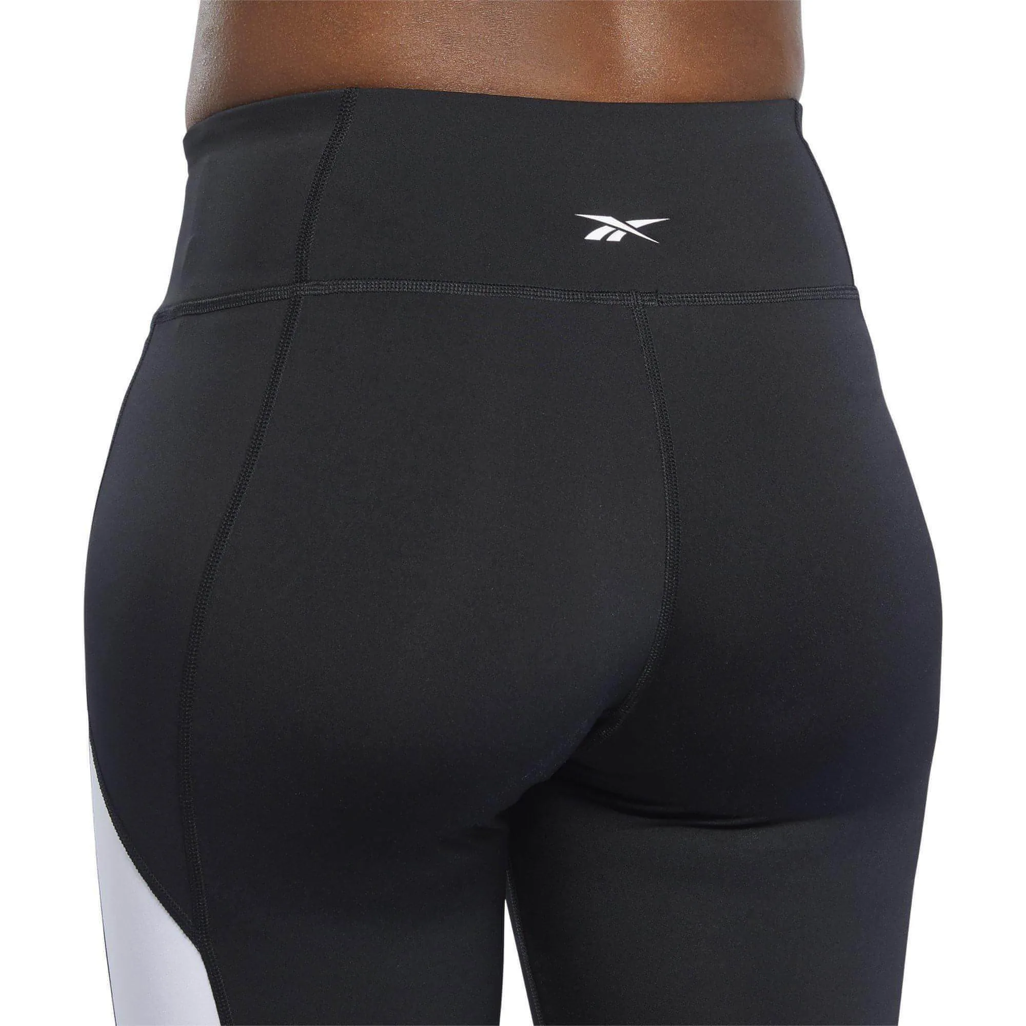 Reebok Workout Ready Logo Womens Long Training Tights - Black